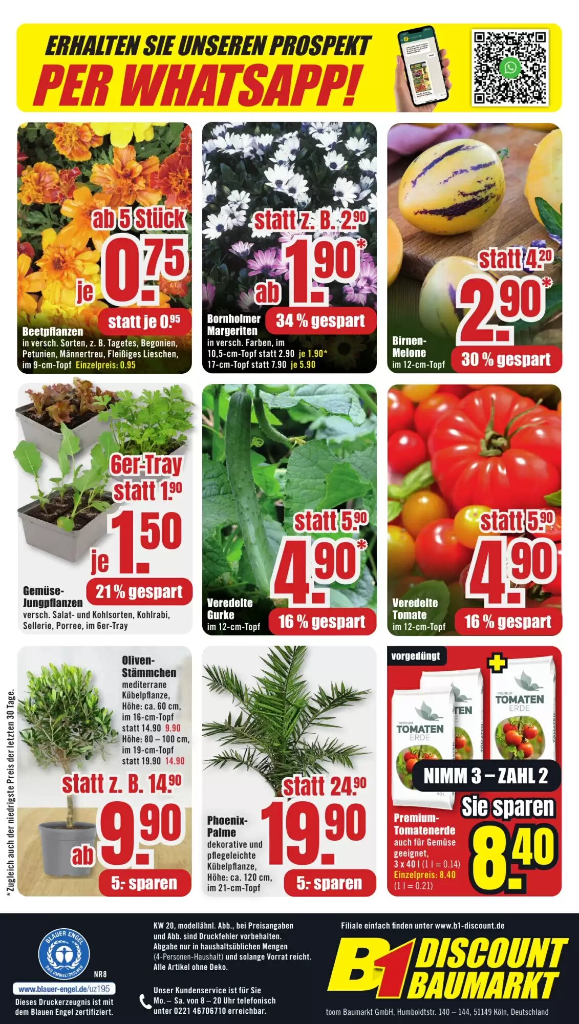 B1 Discount Baumarkt Prospekt (ab 09.05.2026) zum Blättern - Seite 8