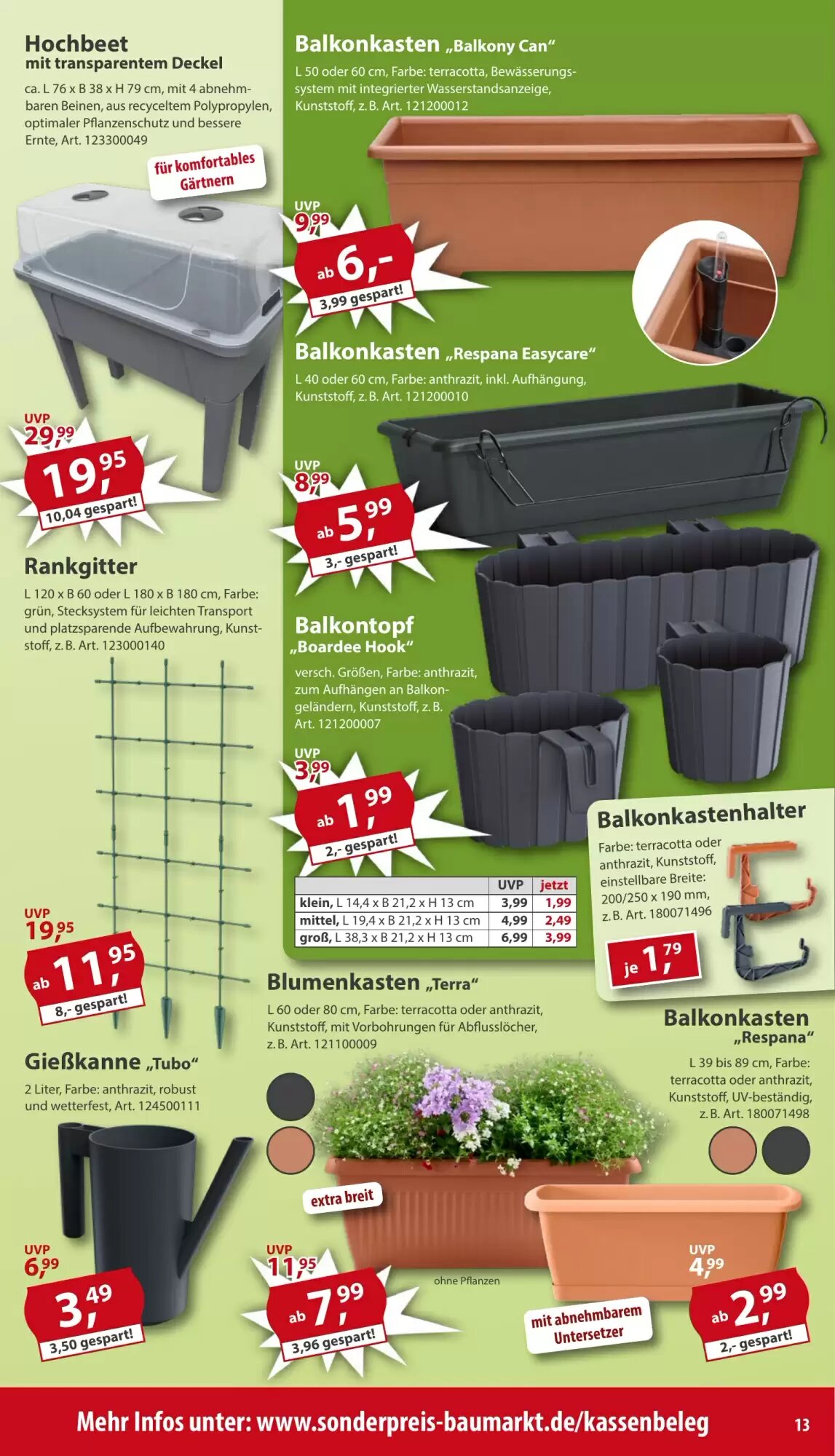 Sonderpreis Baumarkt Prospekt (ab 09.05.2026) zum Blättern - Seite 13