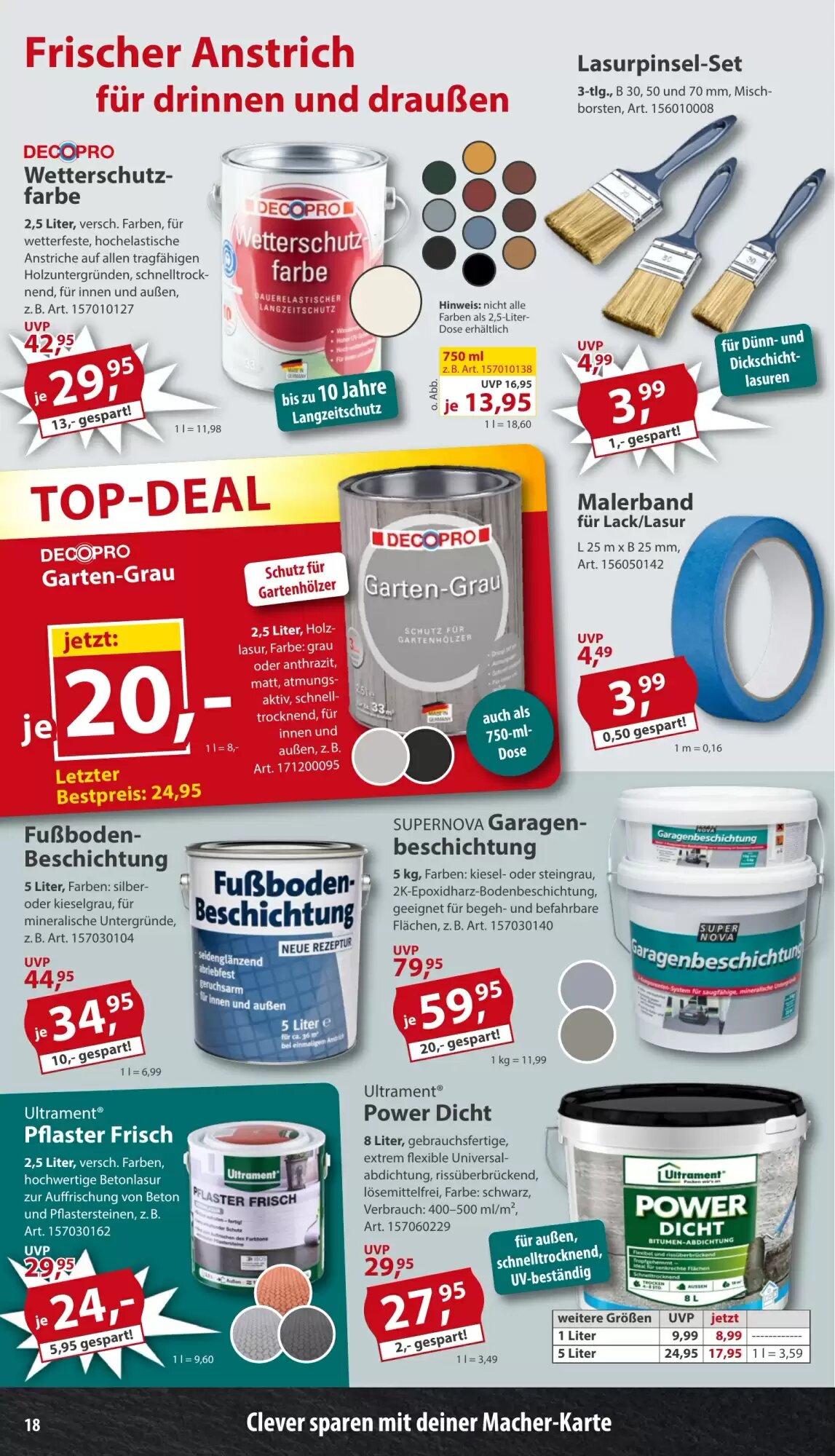 Sonderpreis Baumarkt Prospekt (ab 09.05.2026) zum Blättern - Seite 18