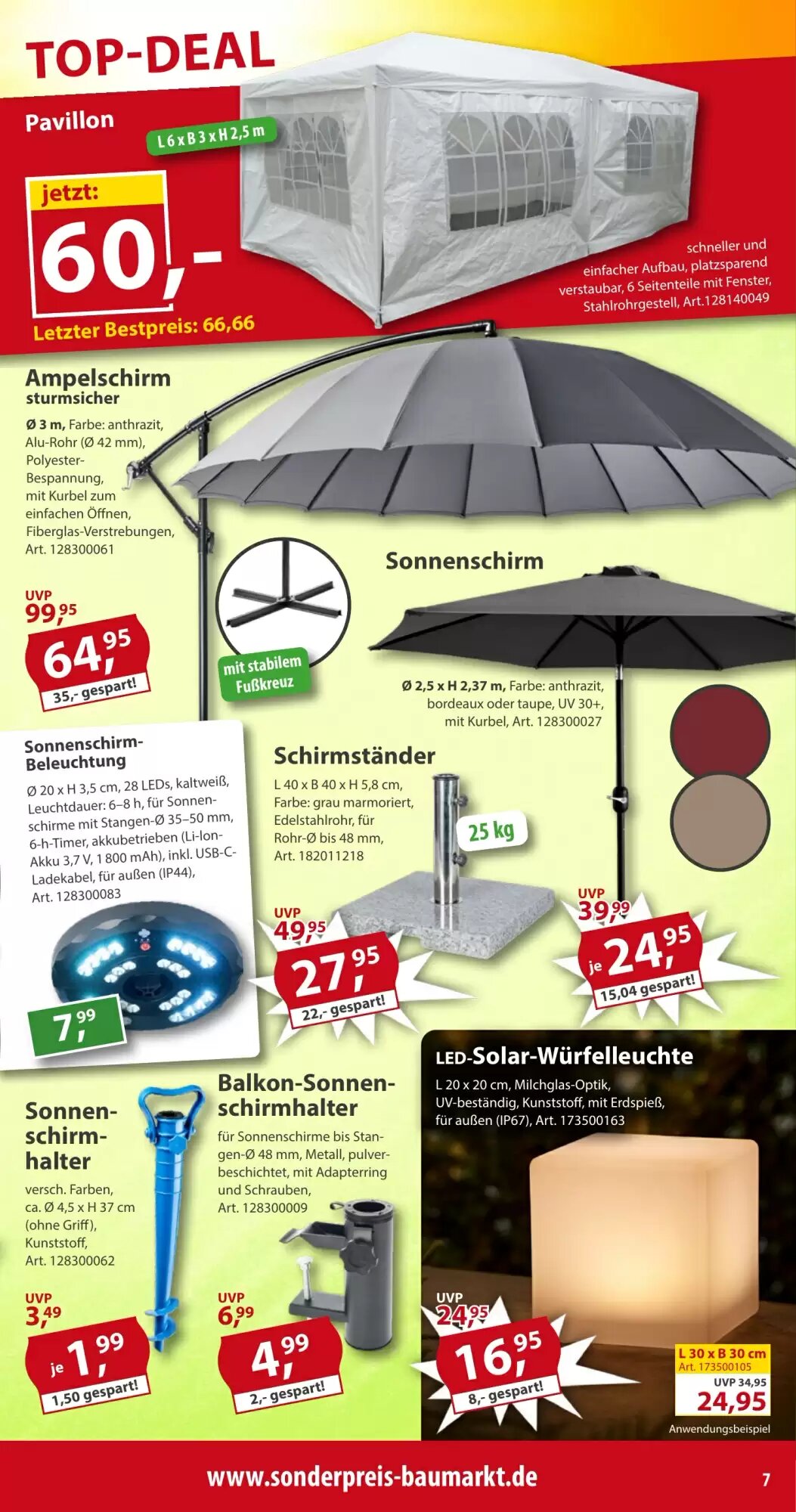 Sonderpreis Baumarkt Prospekt (ab 09.05.2026) zum Blättern - Seite 7