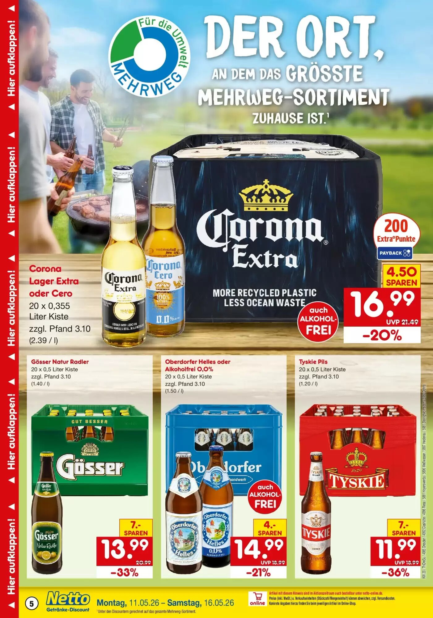 Netto Getränke Discount Prospekt (ab 10.05.2026) zum Blättern - Seite 5