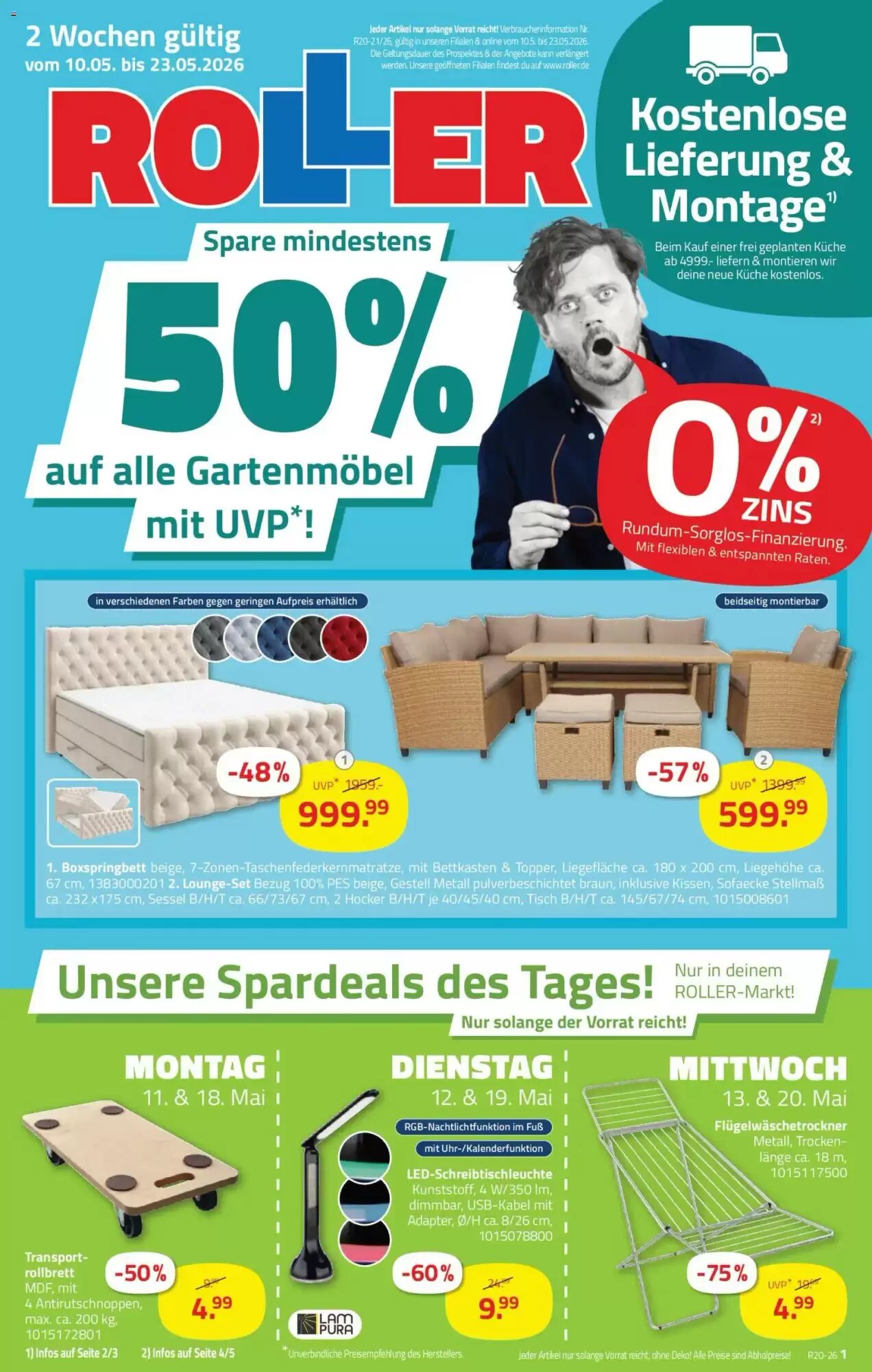 ROLLER Prospekt (ab 10.05.2026) zum Blättern - Seite 1