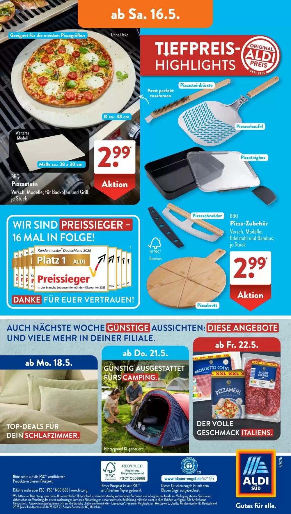 Aldi Süd Prospekt (ab 11.05.2026) zum Blättern - Seite 16