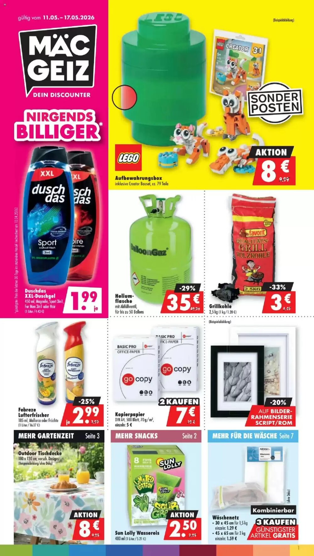 Mäc Geiz Prospekt (ab 11.05.2026) zum Blättern - Seite 1