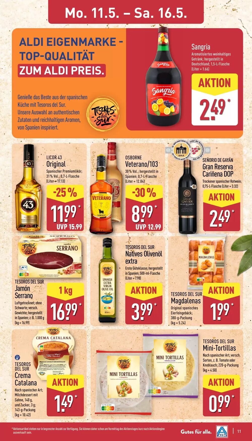 Aldi Nord Prospekt (ab 11.05.2026) zum Blättern - Seite 11
