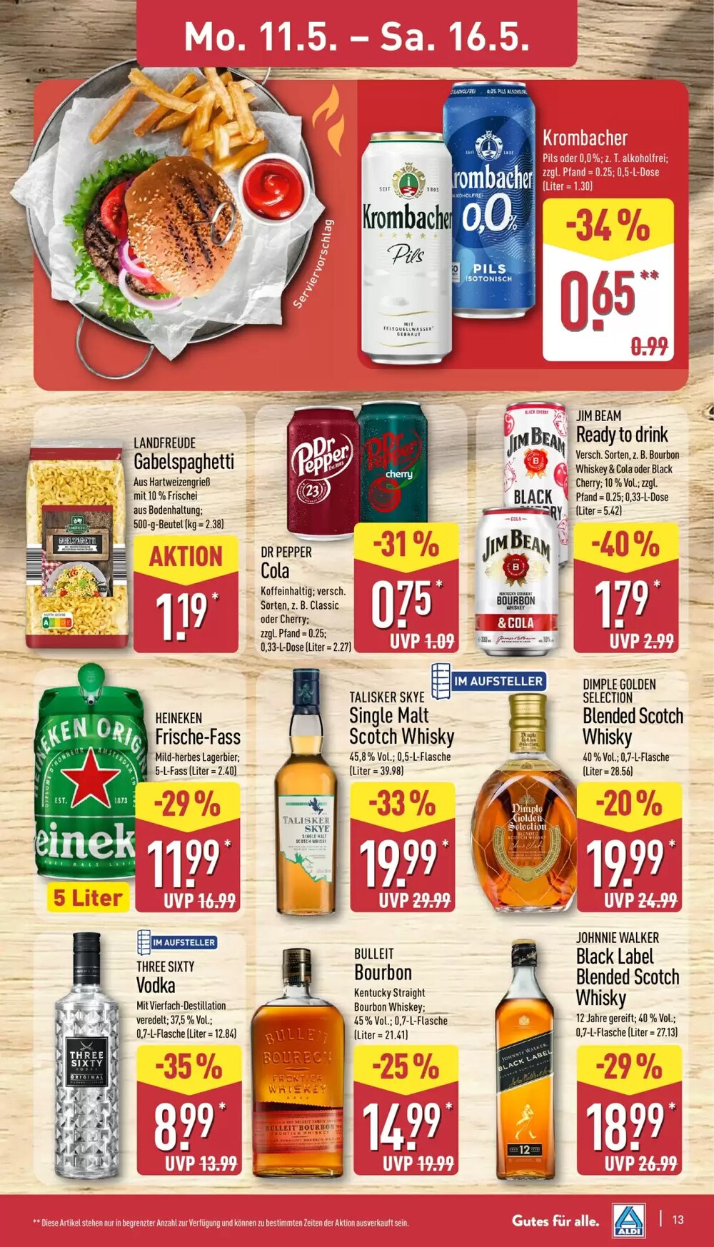 Aldi Nord Prospekt (ab 11.05.2026) zum Blättern - Seite 13