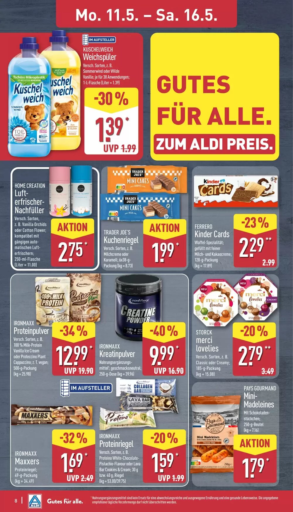 Aldi Nord Prospekt (ab 11.05.2026) zum Blättern - Seite 8