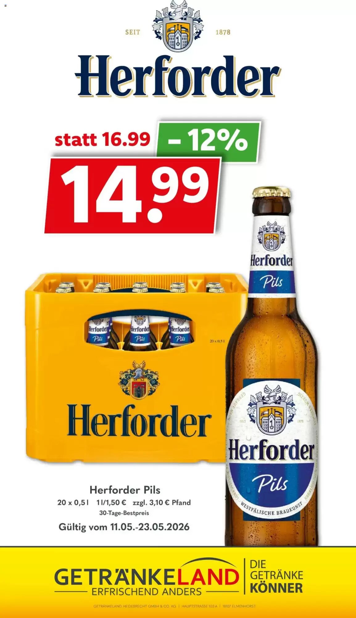 Getränkeland Prospekt (ab 11.05.2026) zum Blättern - Seite 12