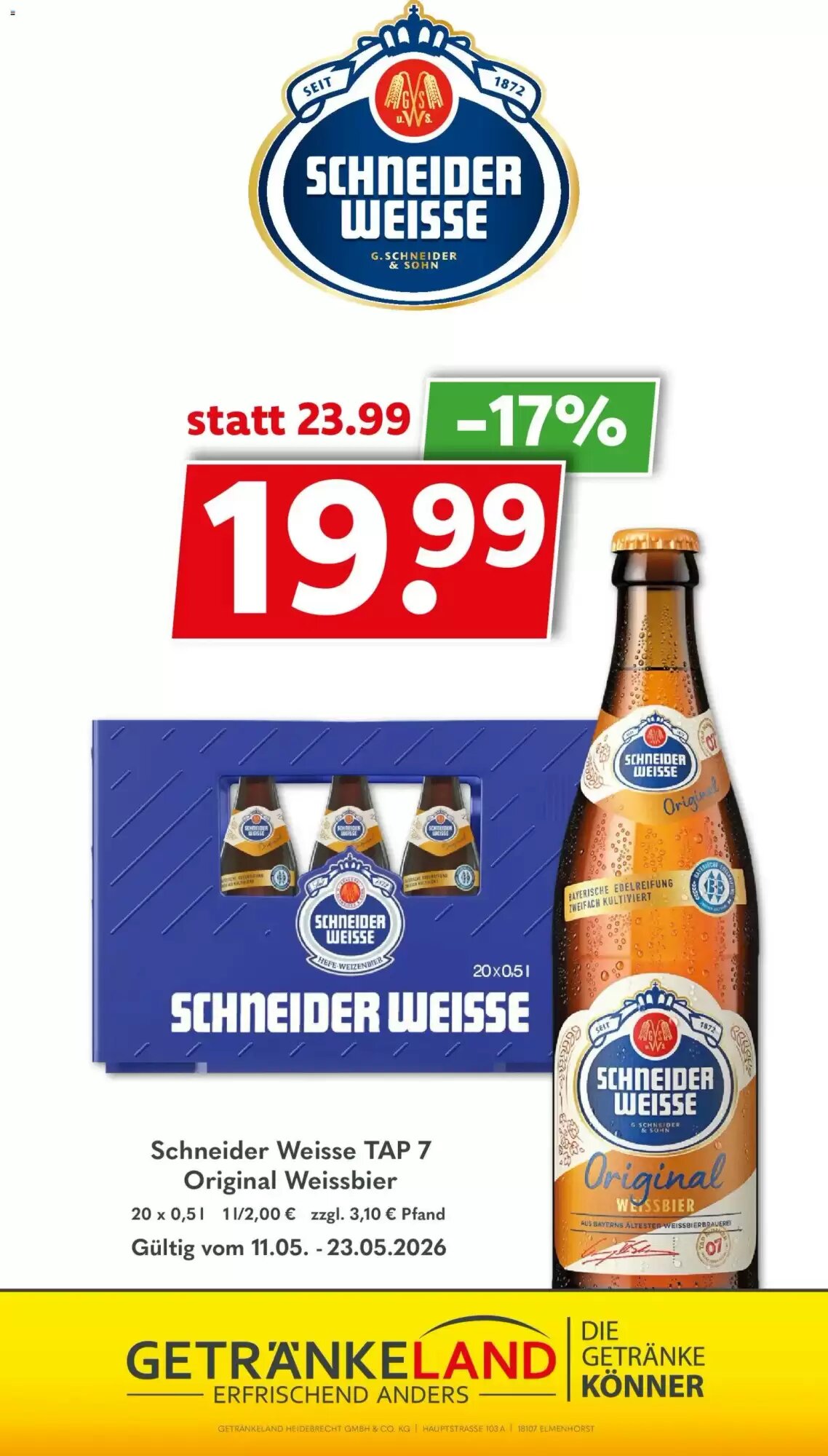 Getränkeland Prospekt (ab 11.05.2026) zum Blättern - Seite 13