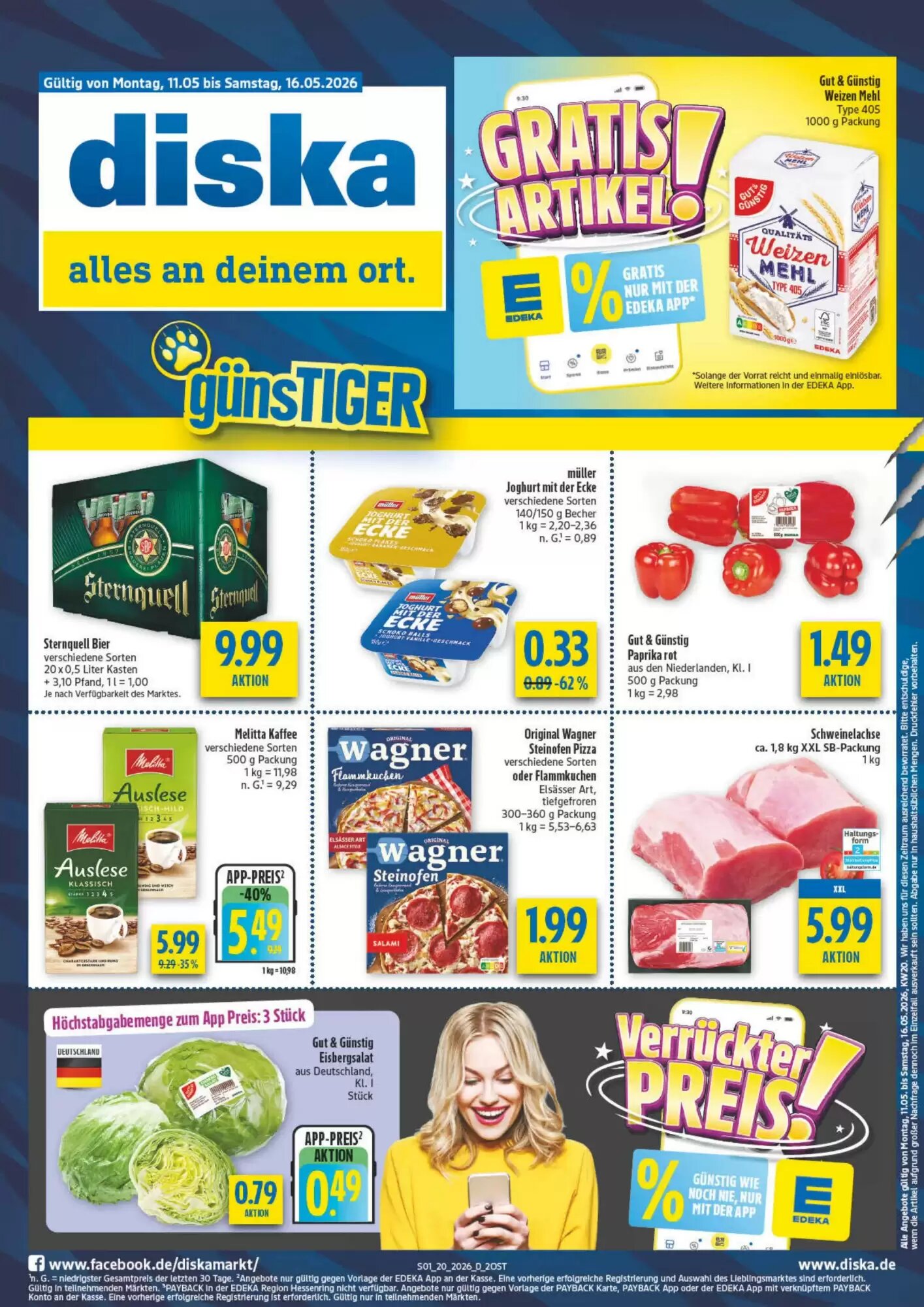 diska Prospekt (ab 11.05.2026) zum Blättern - Seite 1