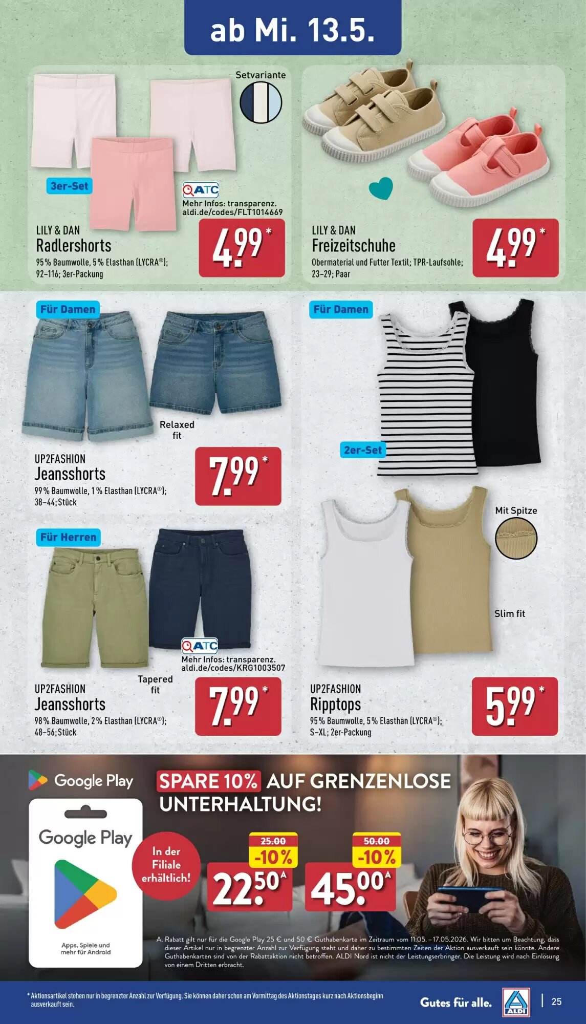 Aldi Nord Prospekt (ab 11.05.2026) zum Blättern - Seite 25
