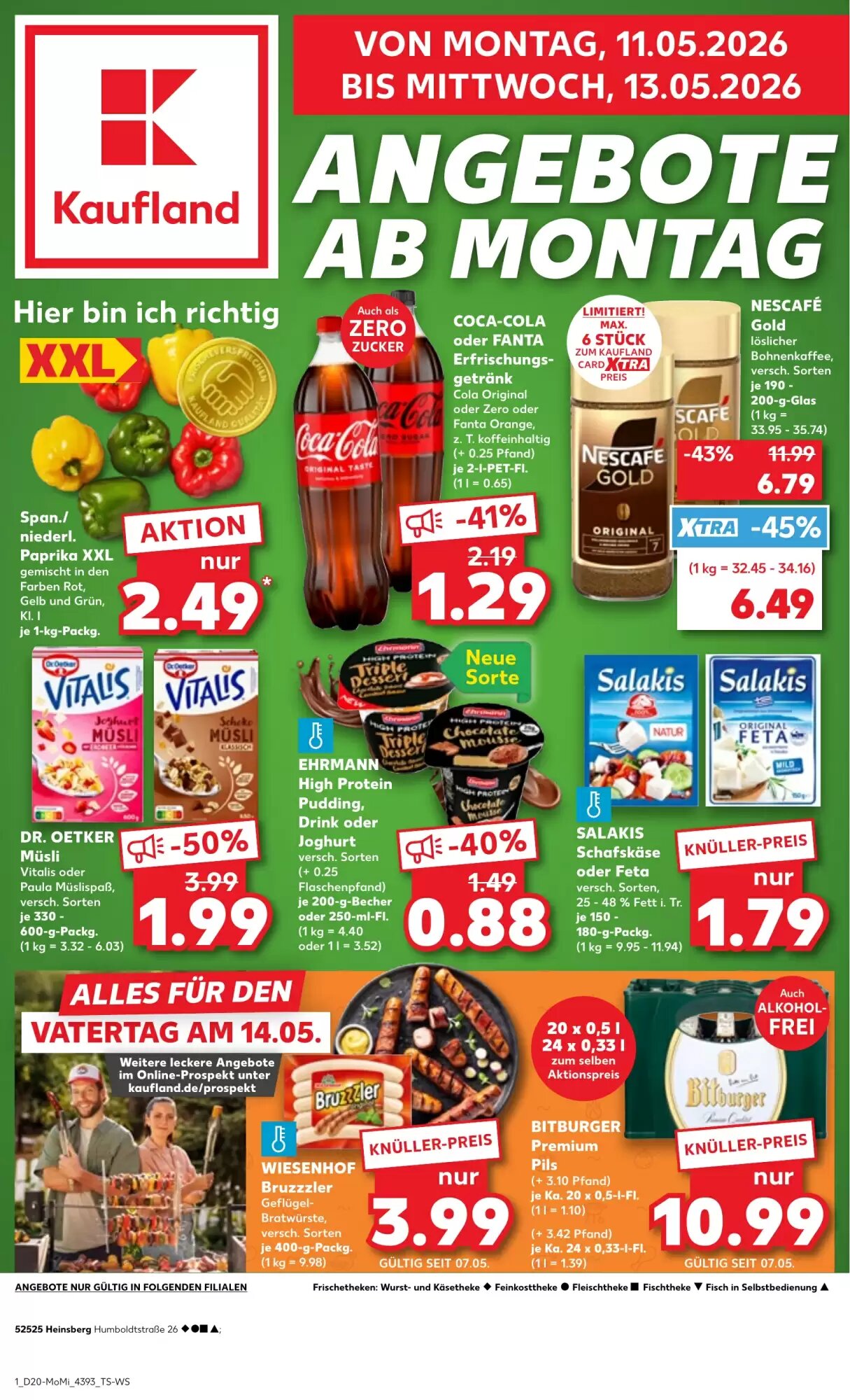 Kaufland Prospekt (ab 11.05.2026) zum Blättern - Seite 1