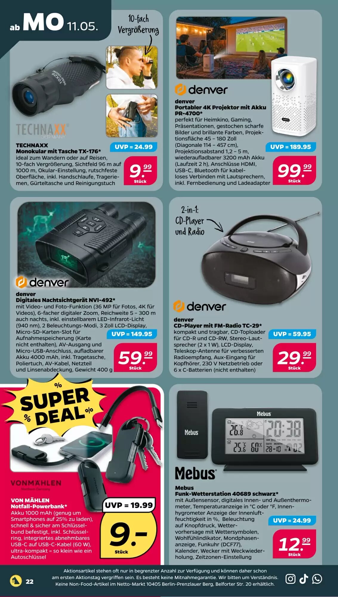 NETTO Prospekt (ab 11.05.2026) zum Blättern - Seite 22