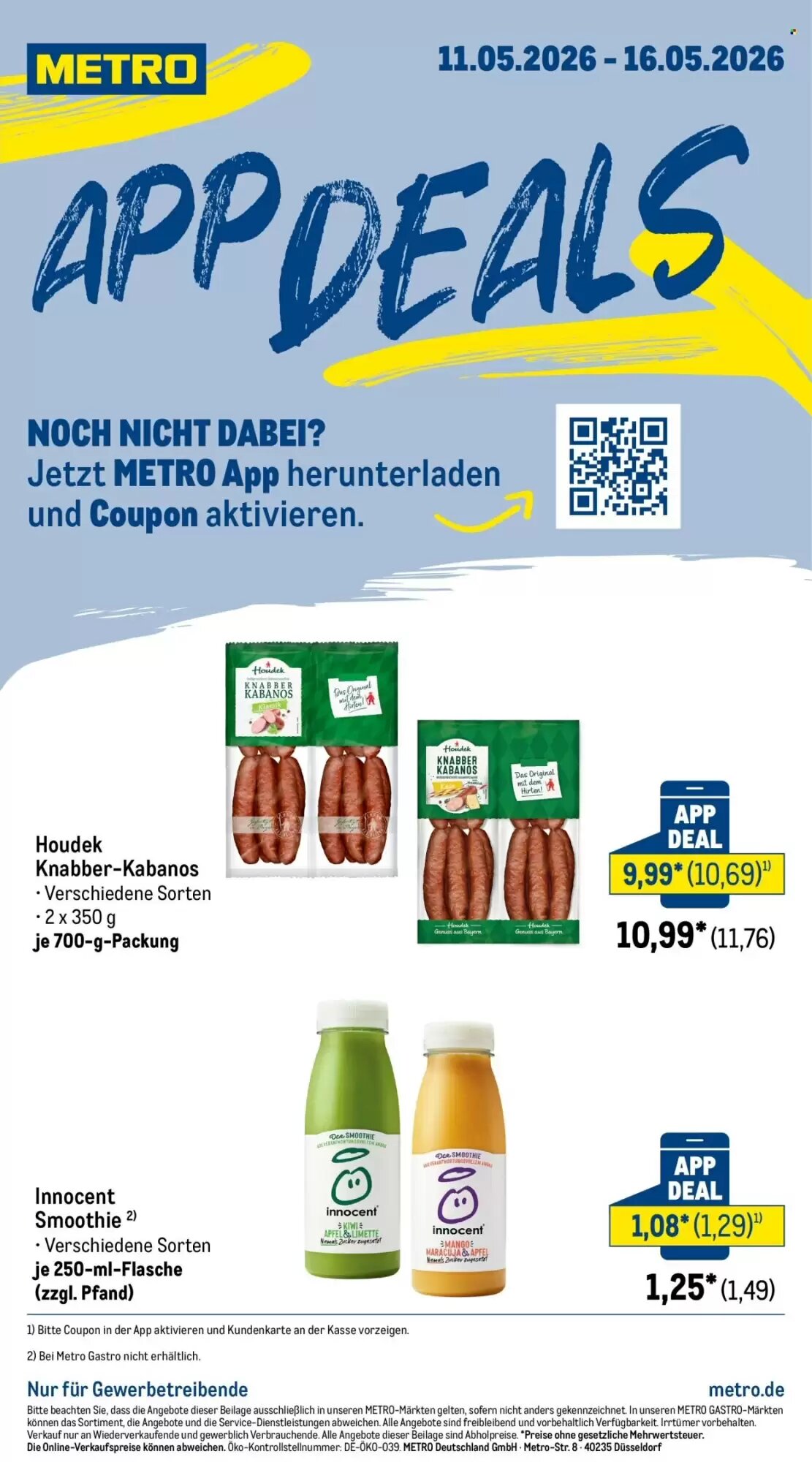 METRO Prospekt (ab 11.05.2026) zum Blättern - Seite 1