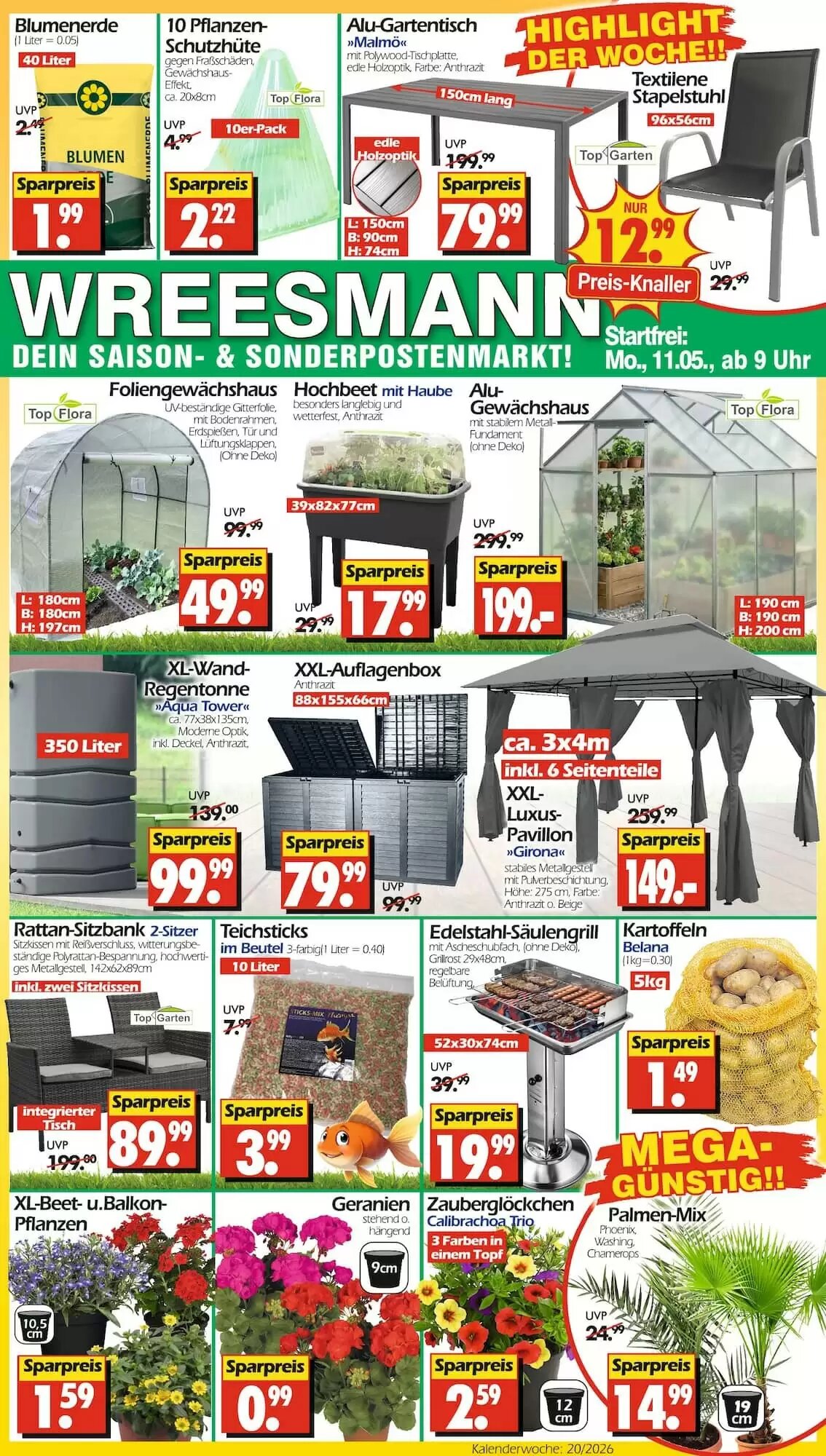 Wreesmann Prospekt (ab 11.05.2026) zum Blättern - Seite 1