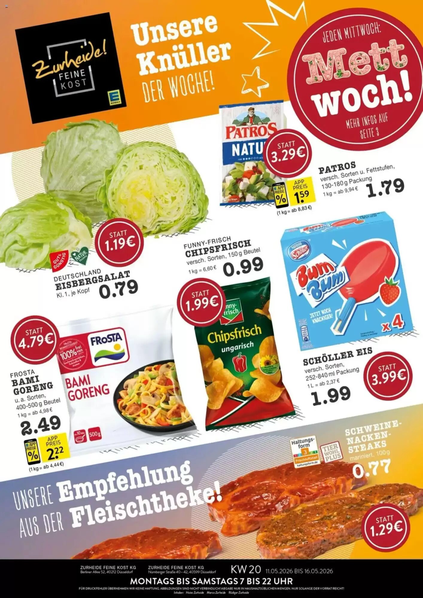 Edeka Zurheide Prospekt (ab 11.05.2026) zum Blättern - Seite 1
