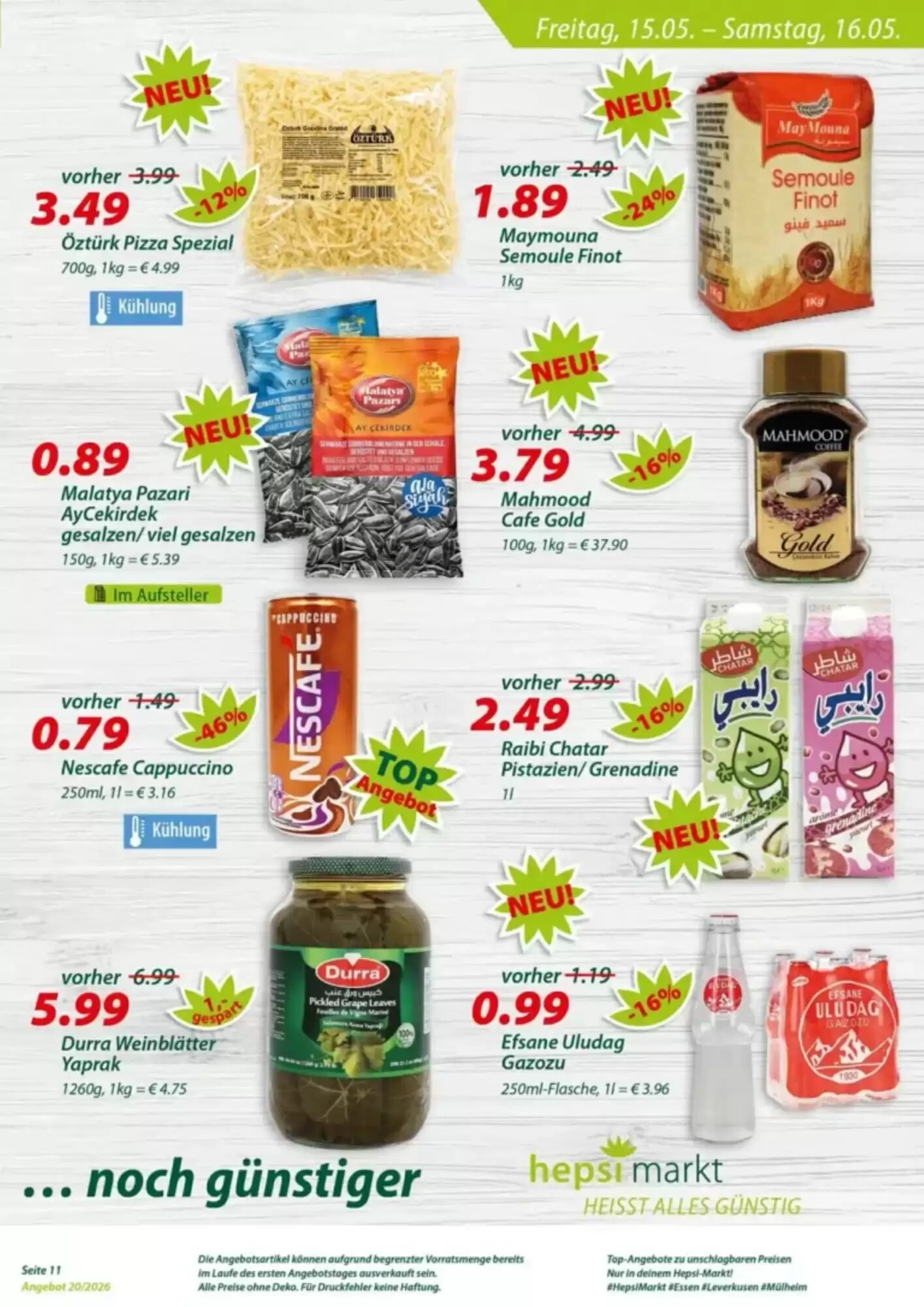 Hepsi-Markt Prospekt (ab 11.05.2026) zum Blättern - Seite 11
