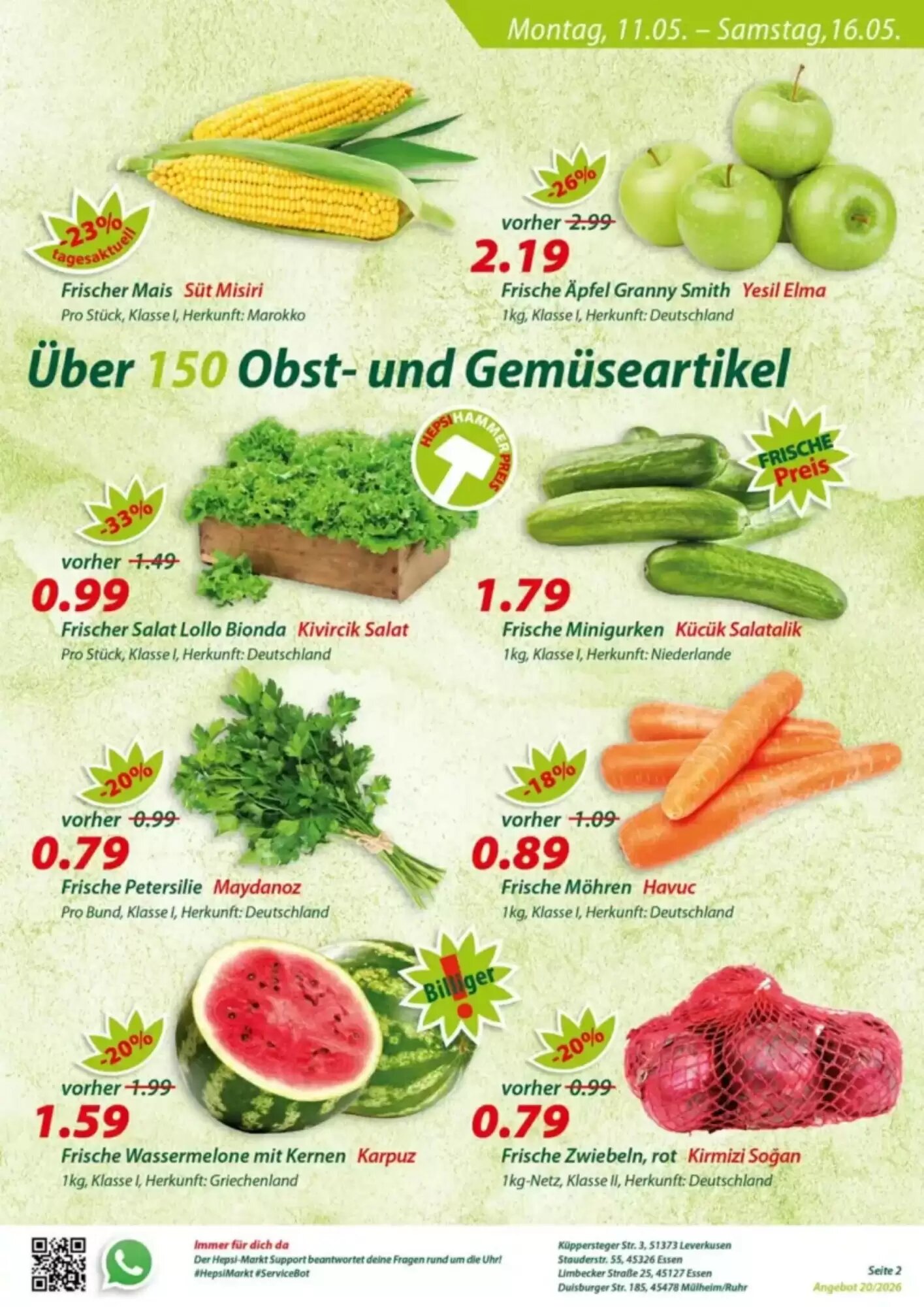 Hepsi-Markt Prospekt (ab 11.05.2026) zum Blättern - Seite 2