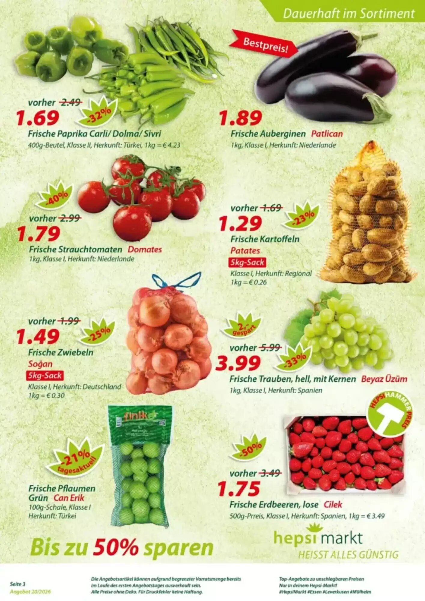 Hepsi-Markt Prospekt (ab 11.05.2026) zum Blättern - Seite 3
