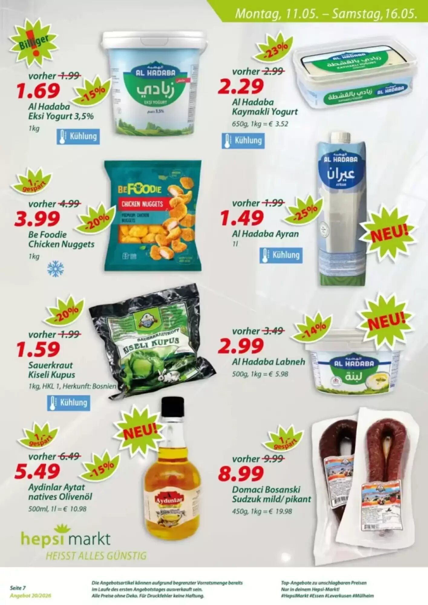 Hepsi-Markt Prospekt (ab 11.05.2026) zum Blättern - Seite 7