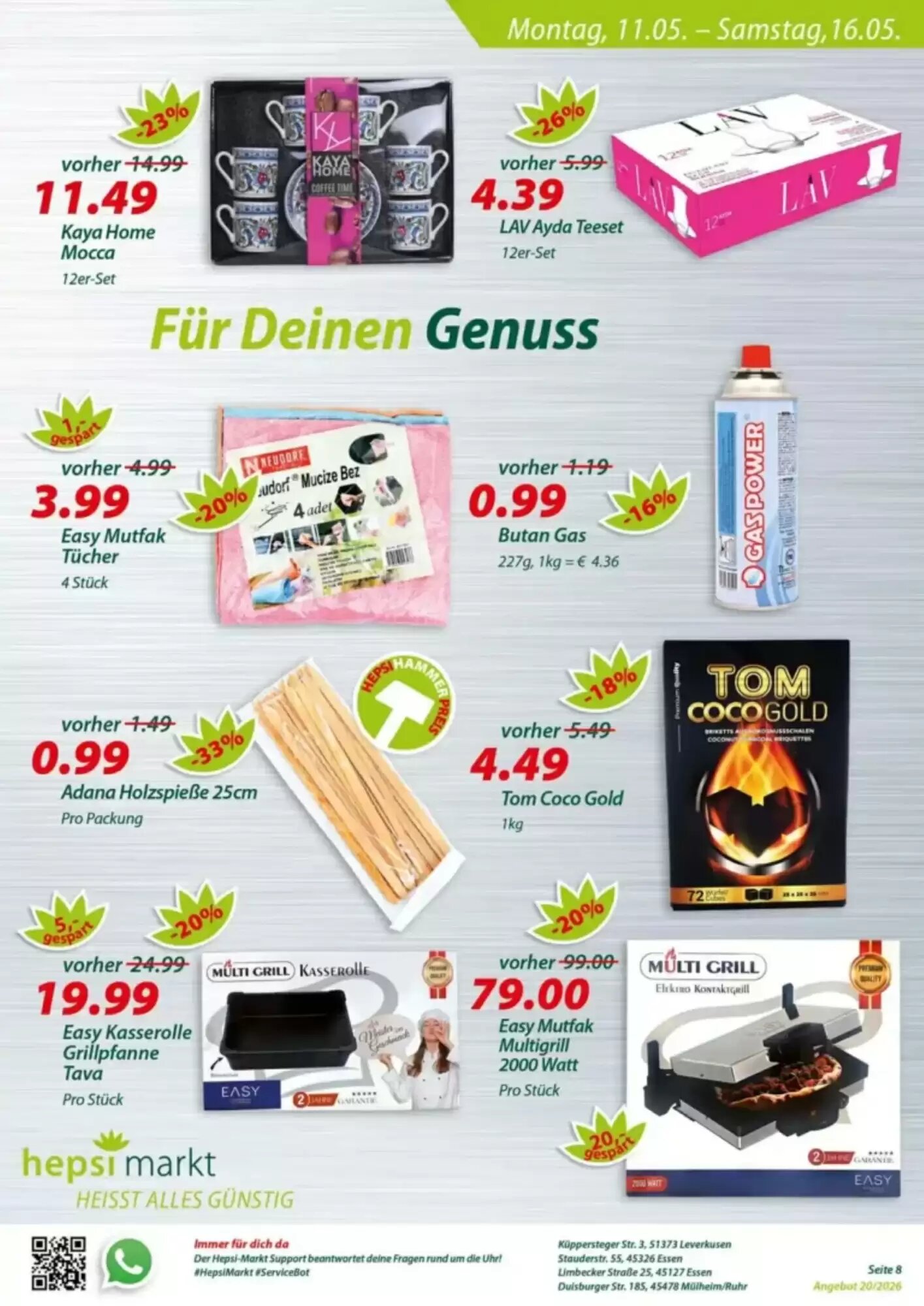 Hepsi-Markt Prospekt (ab 11.05.2026) zum Blättern - Seite 8