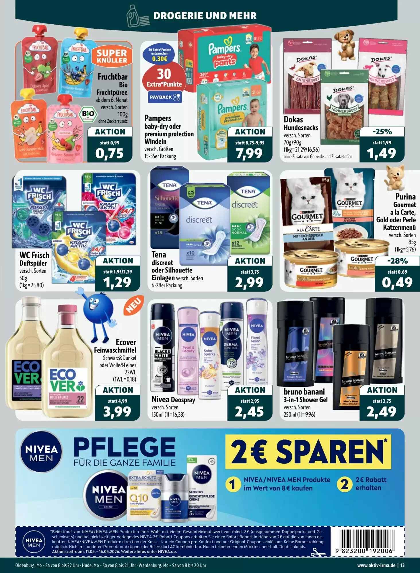 Aktiv Irma Prospekt (ab 11.05.2026) zum Blättern - Seite 13