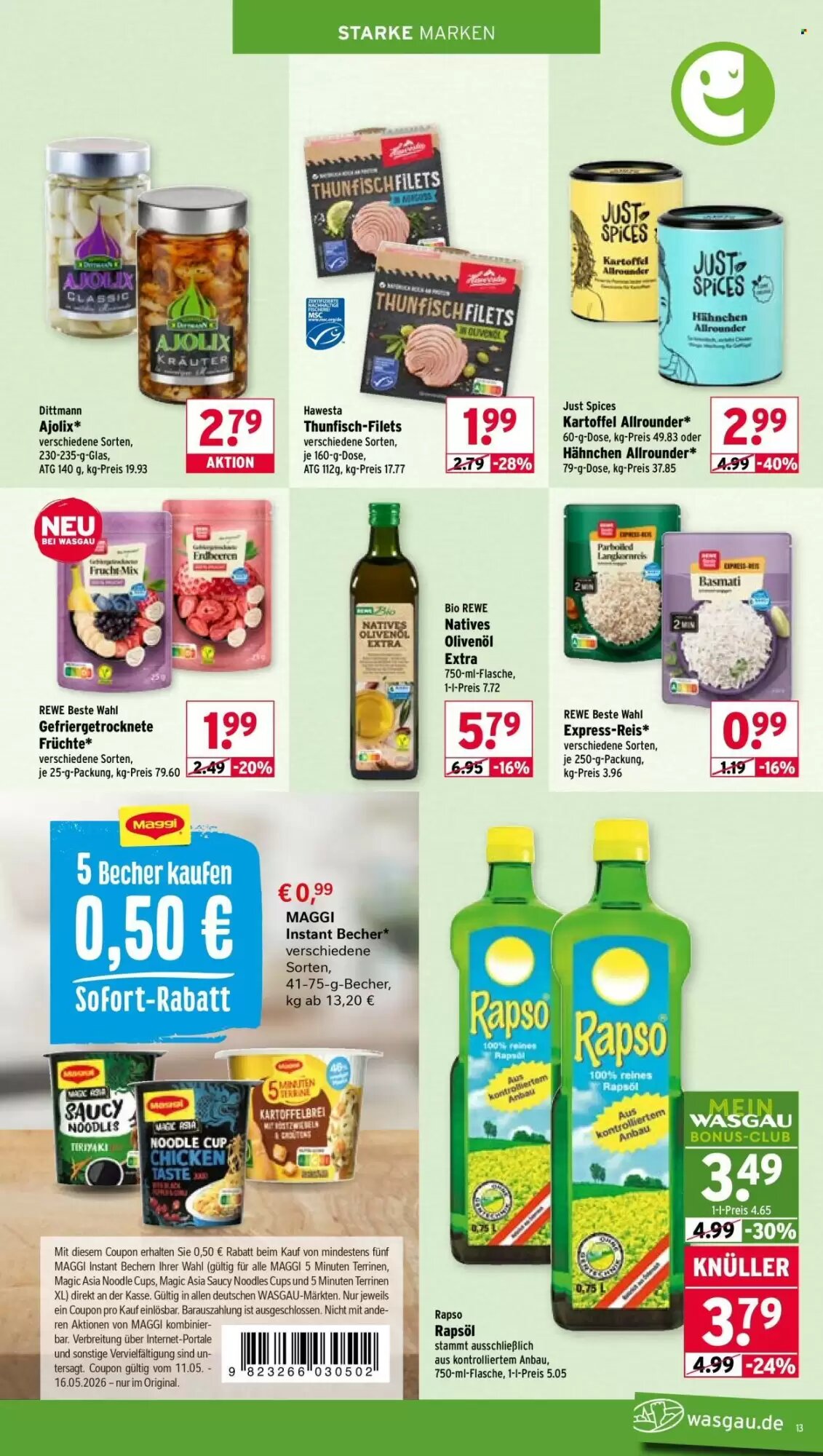 Wasgau Prospekt (ab 11.05.2026) zum Blättern - Seite 13