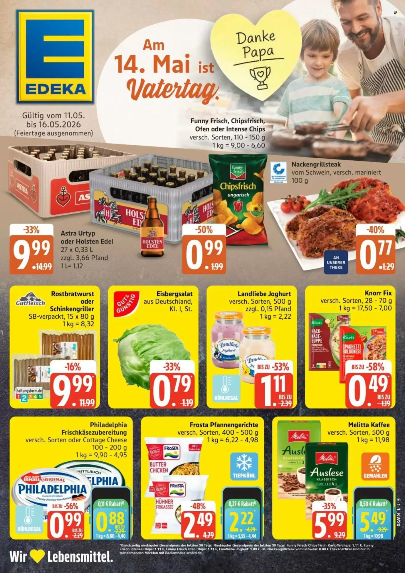 Edeka Niemerszein Prospekt (ab 11.05.2026) zum Blättern - Seite 1