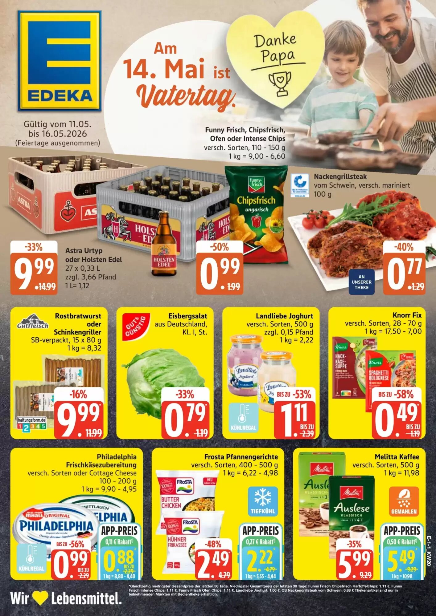 EDEKA Stralsund Prospekt (ab 11.05.2026) zum Blättern - Seite 1