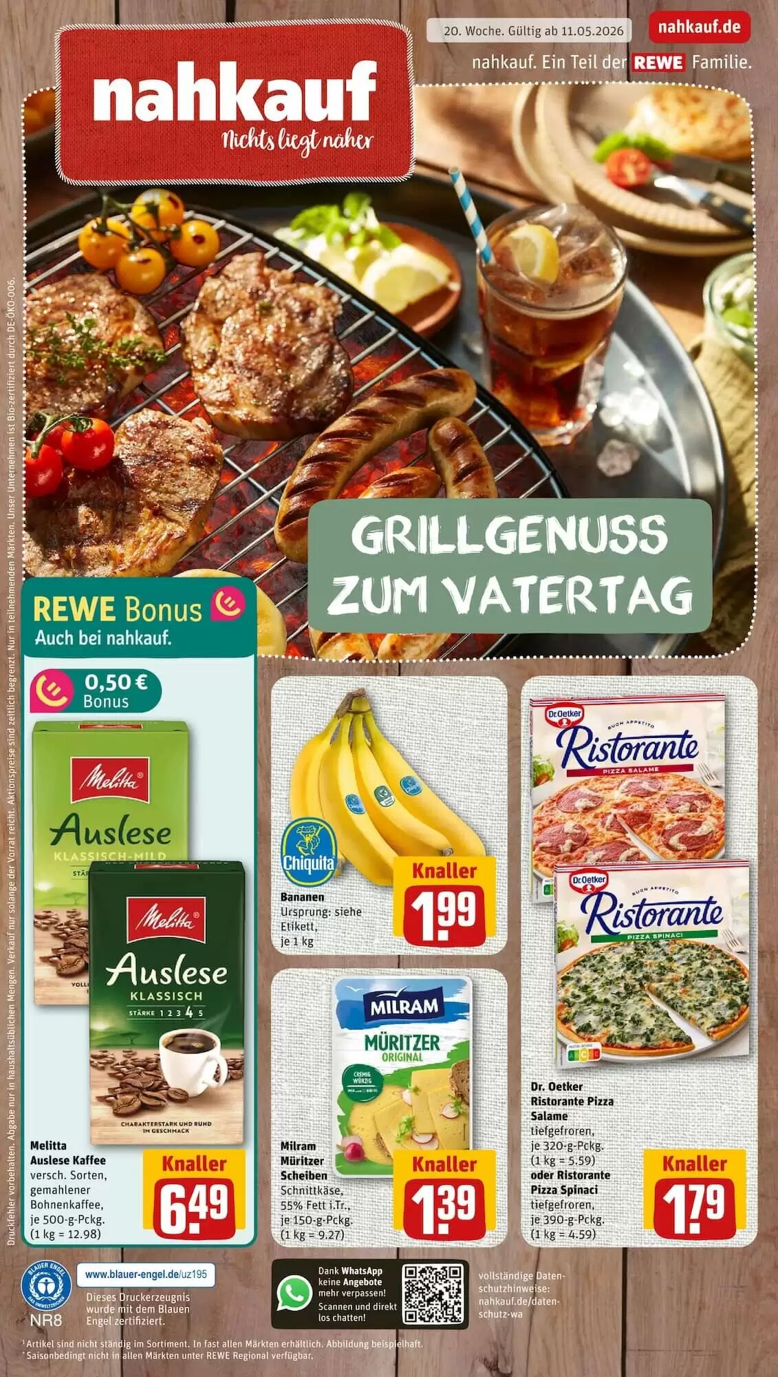nahkauf Prospekt (ab 11.05.2026) zum Blättern - Seite 1