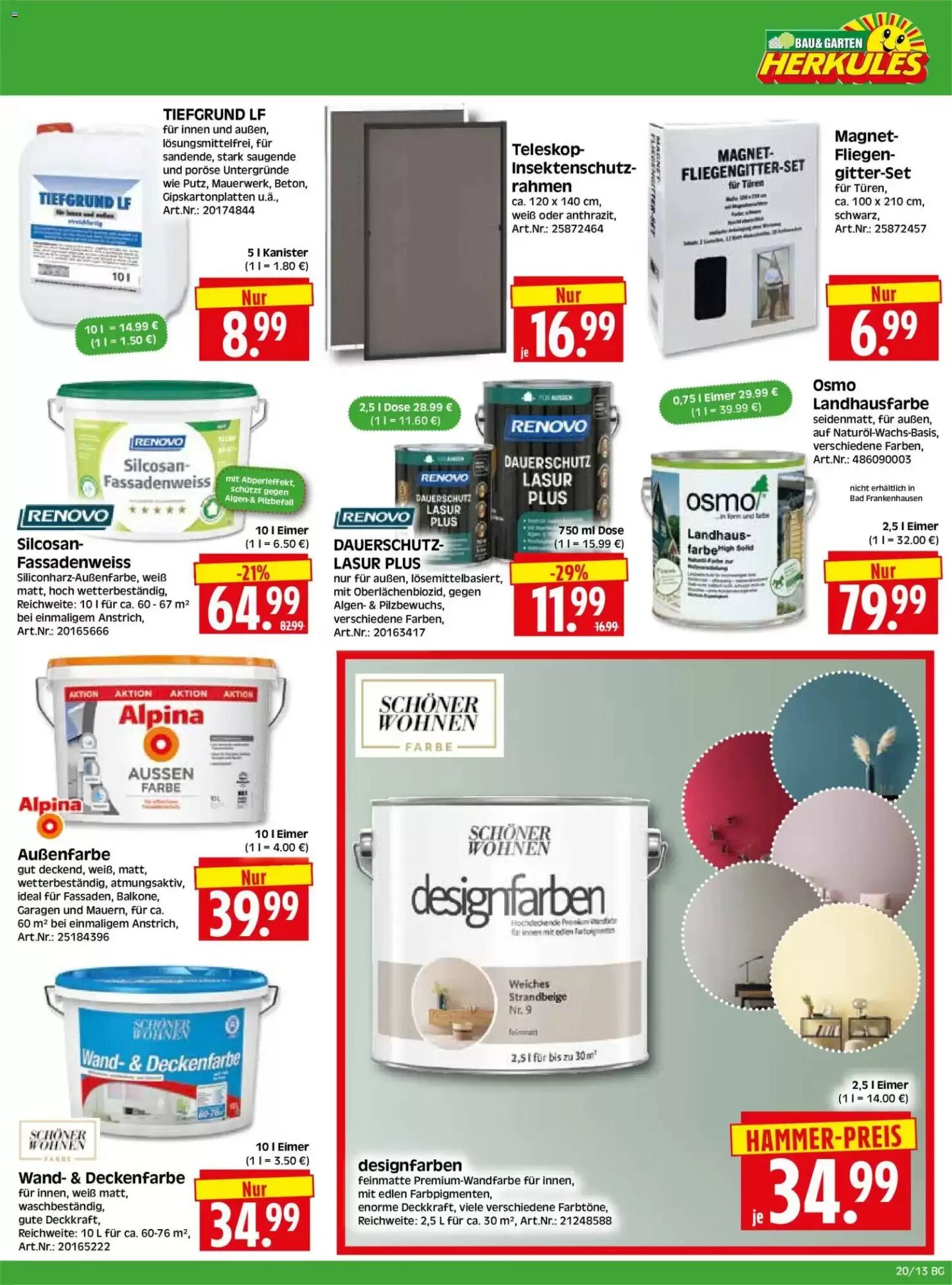 Herkules Baumarkt Prospekt (ab 11.05.2026) zum Blättern - Seite 13