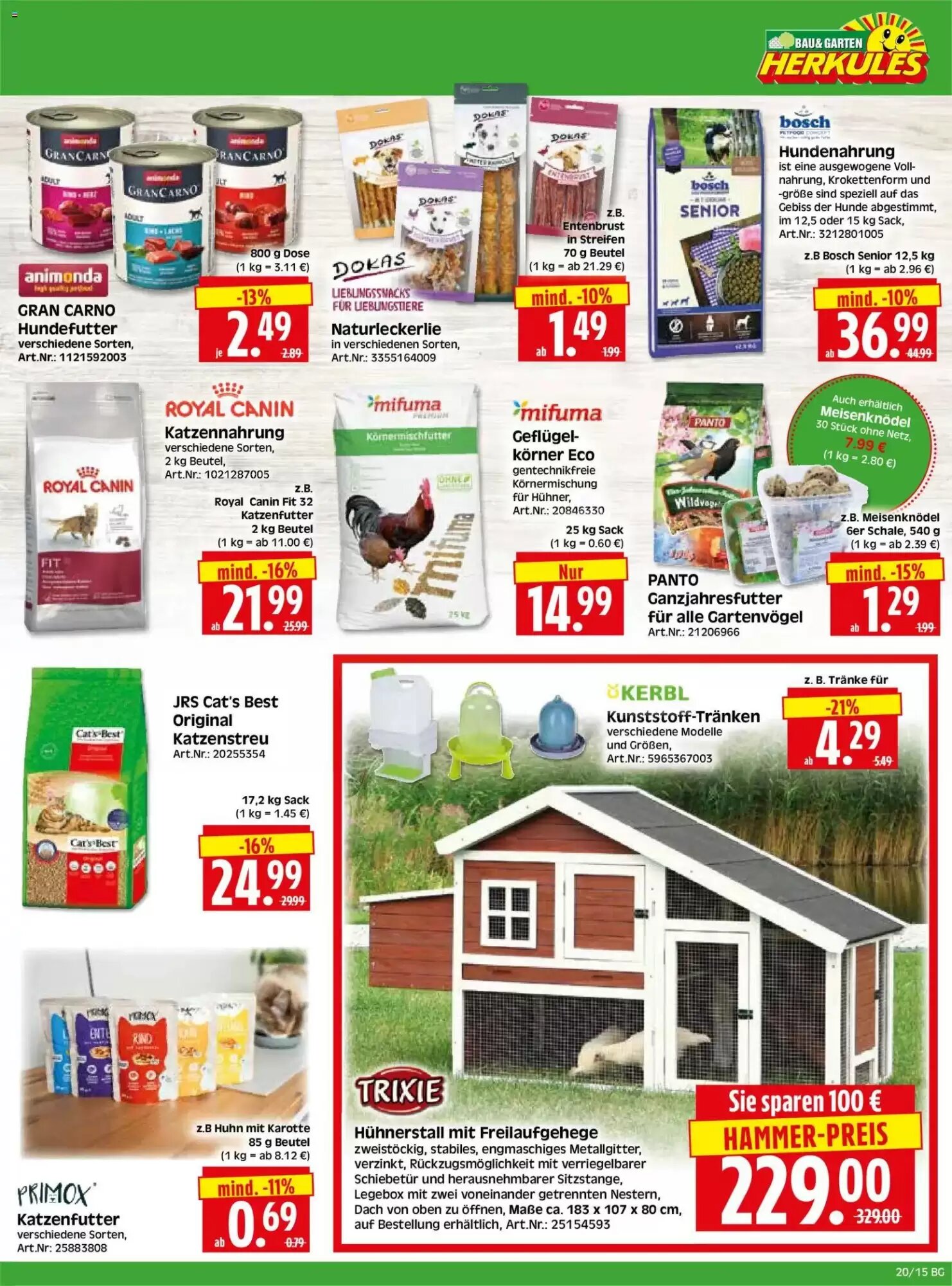 Herkules Baumarkt Prospekt (ab 11.05.2026) zum Blättern - Seite 15