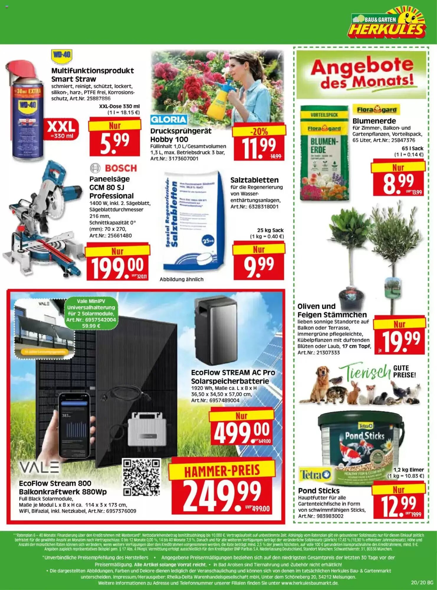 Herkules Baumarkt Prospekt (ab 11.05.2026) zum Blättern - Seite 20