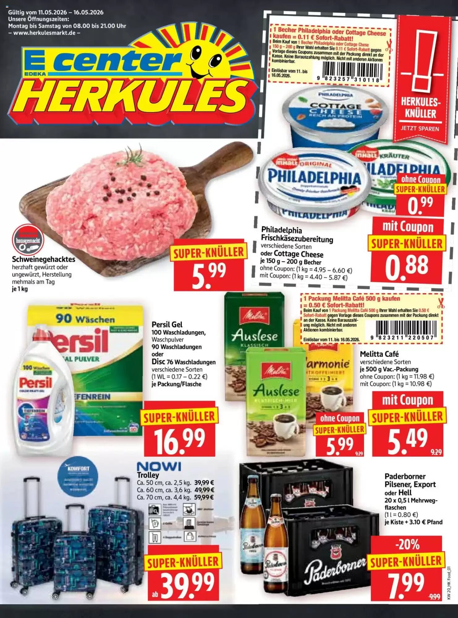 Edeka Herkules Prospekt (ab 11.05.2026) zum Blättern - Seite 1