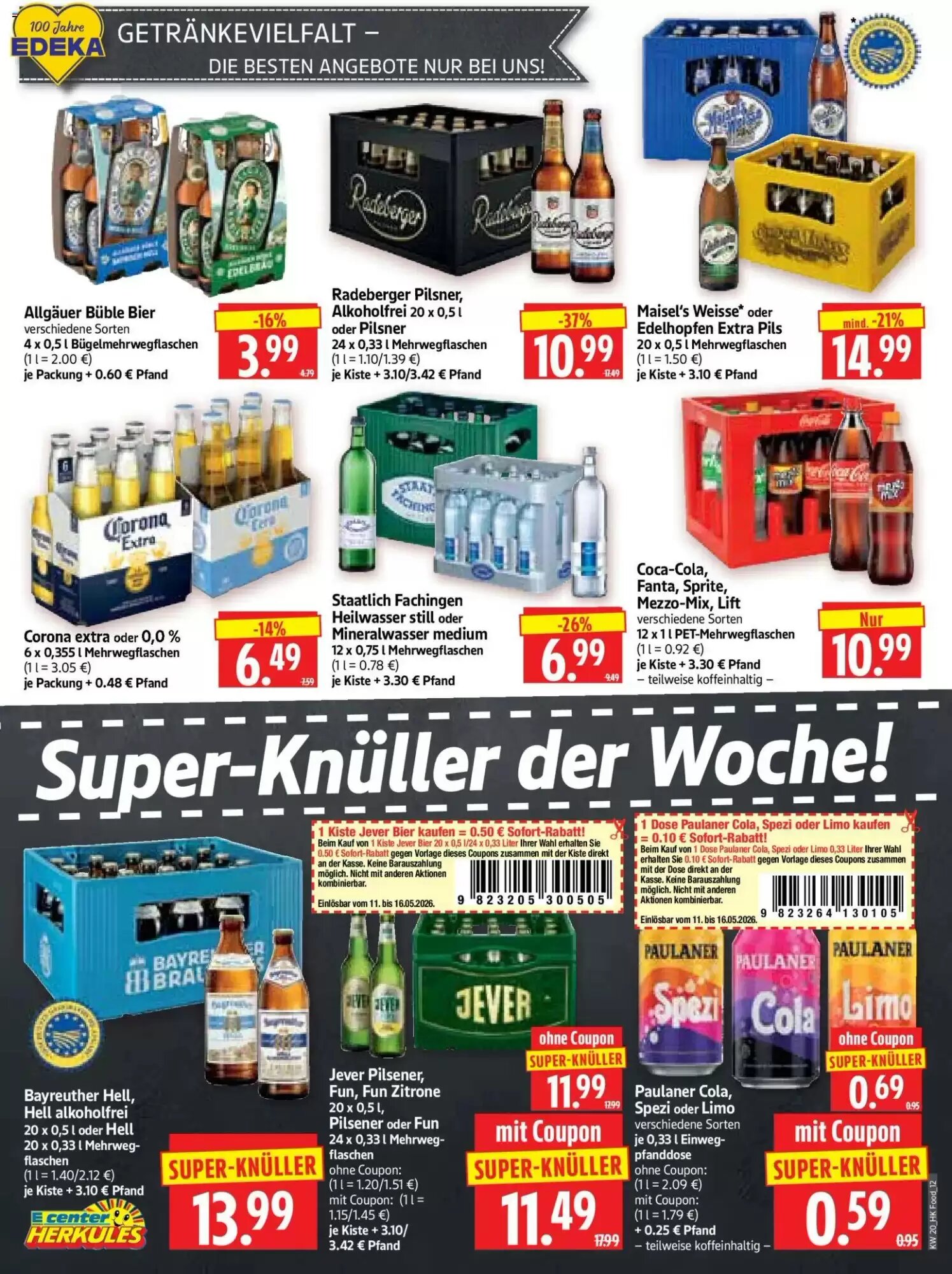 Edeka Herkules Prospekt (ab 11.05.2026) zum Blättern - Seite 12