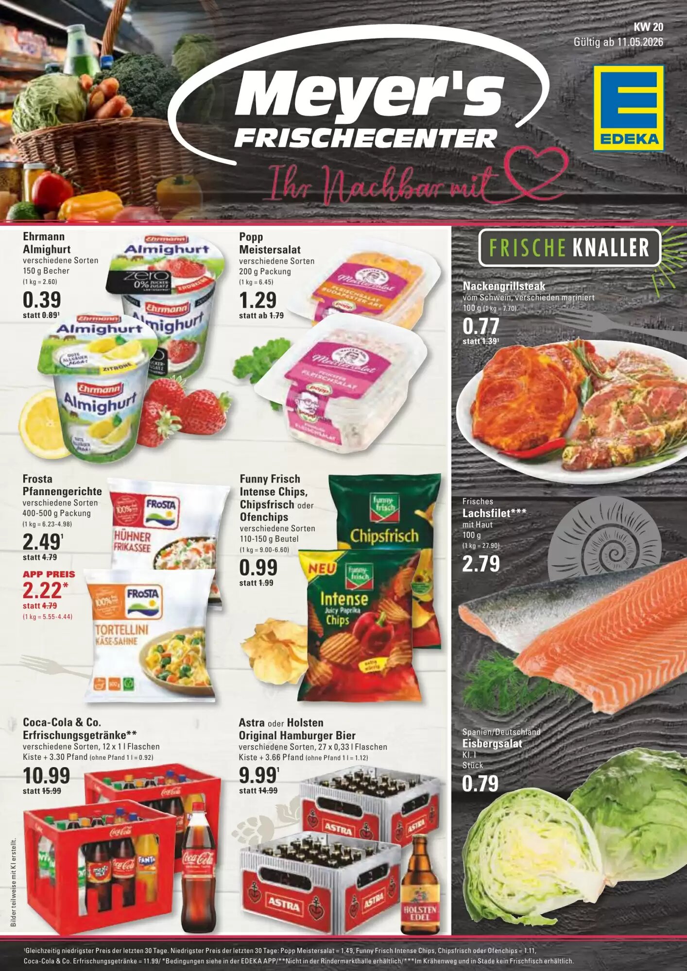 Meyer's Frischemarkt Prospekt (ab 11.05.2026) zum Blättern - Seite 1