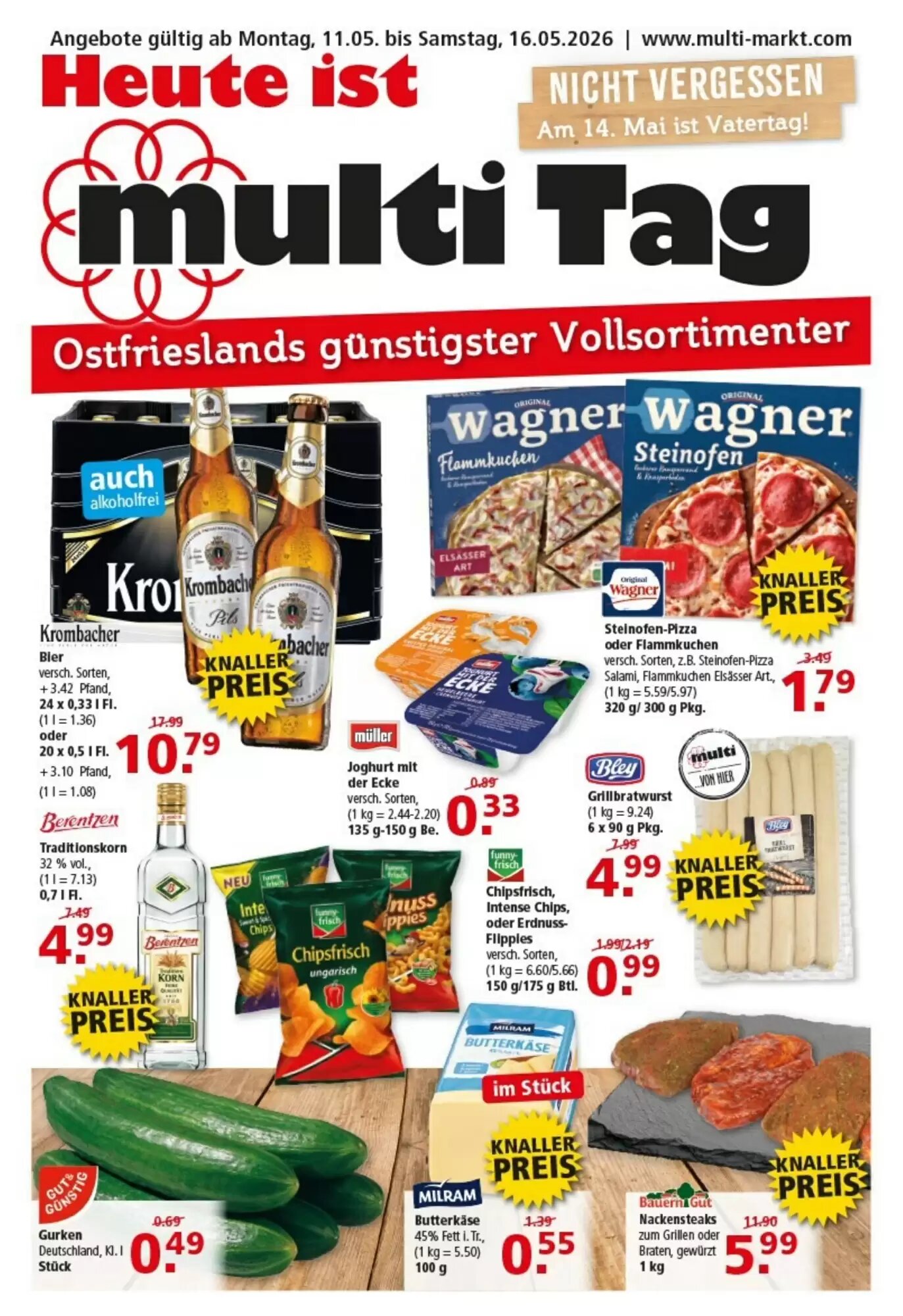 Multi Markt Prospekt (ab 11.05.2026) zum Blättern - Seite 1