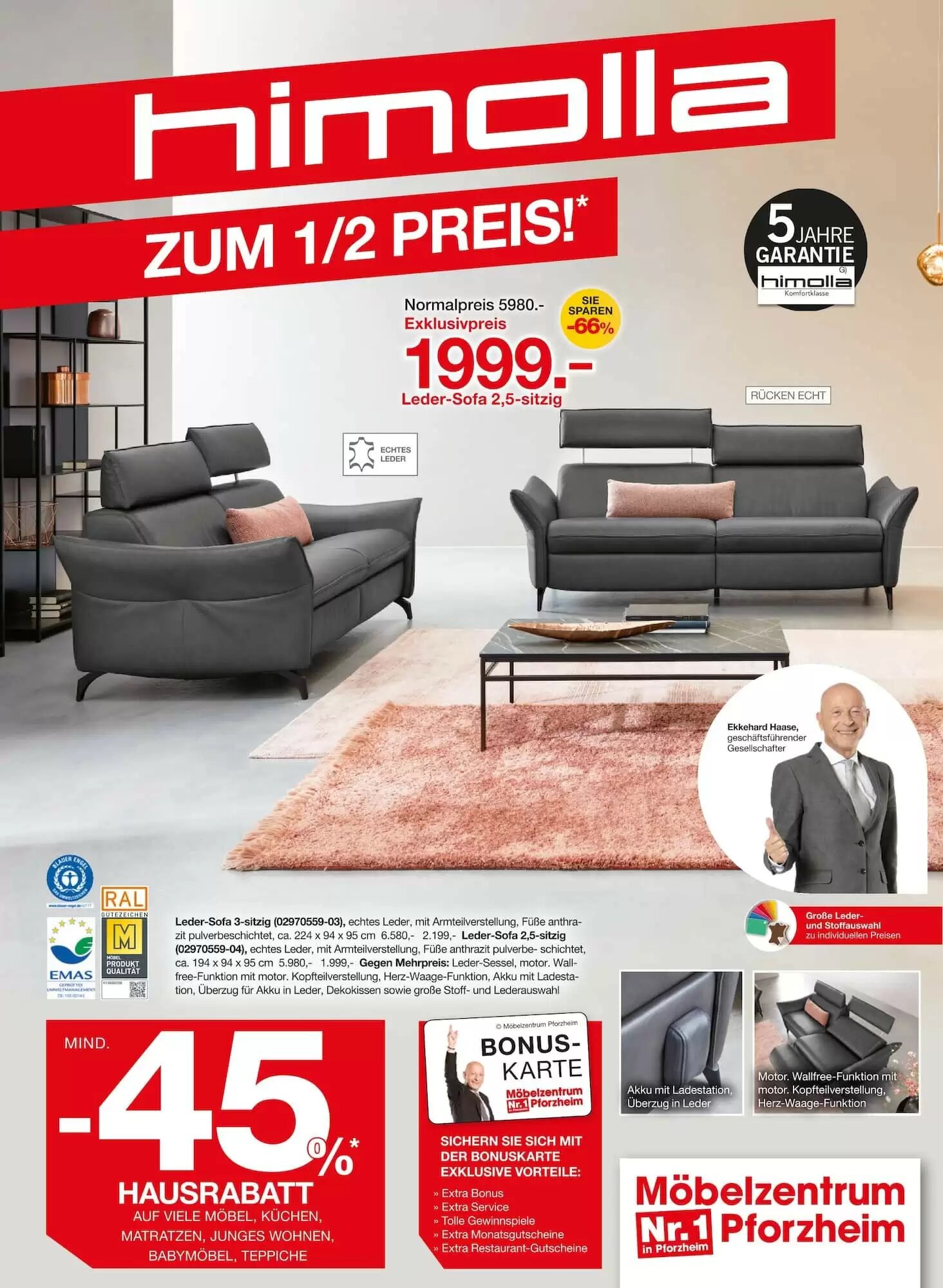 Möbelzentrum Pforzheim Prospekt (ab 12.05.2026) zum Blättern - Seite 1