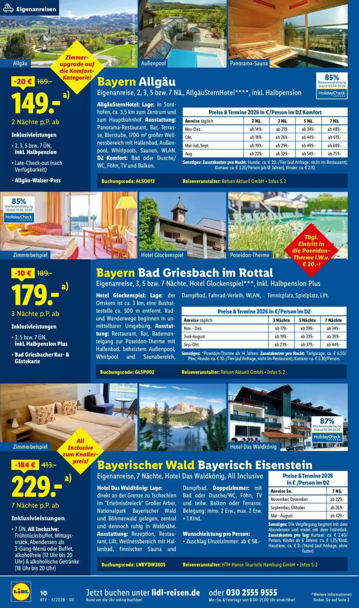 Lidl Reisen Prospekt (ab 12.05.2026) zum Blättern - Seite 10