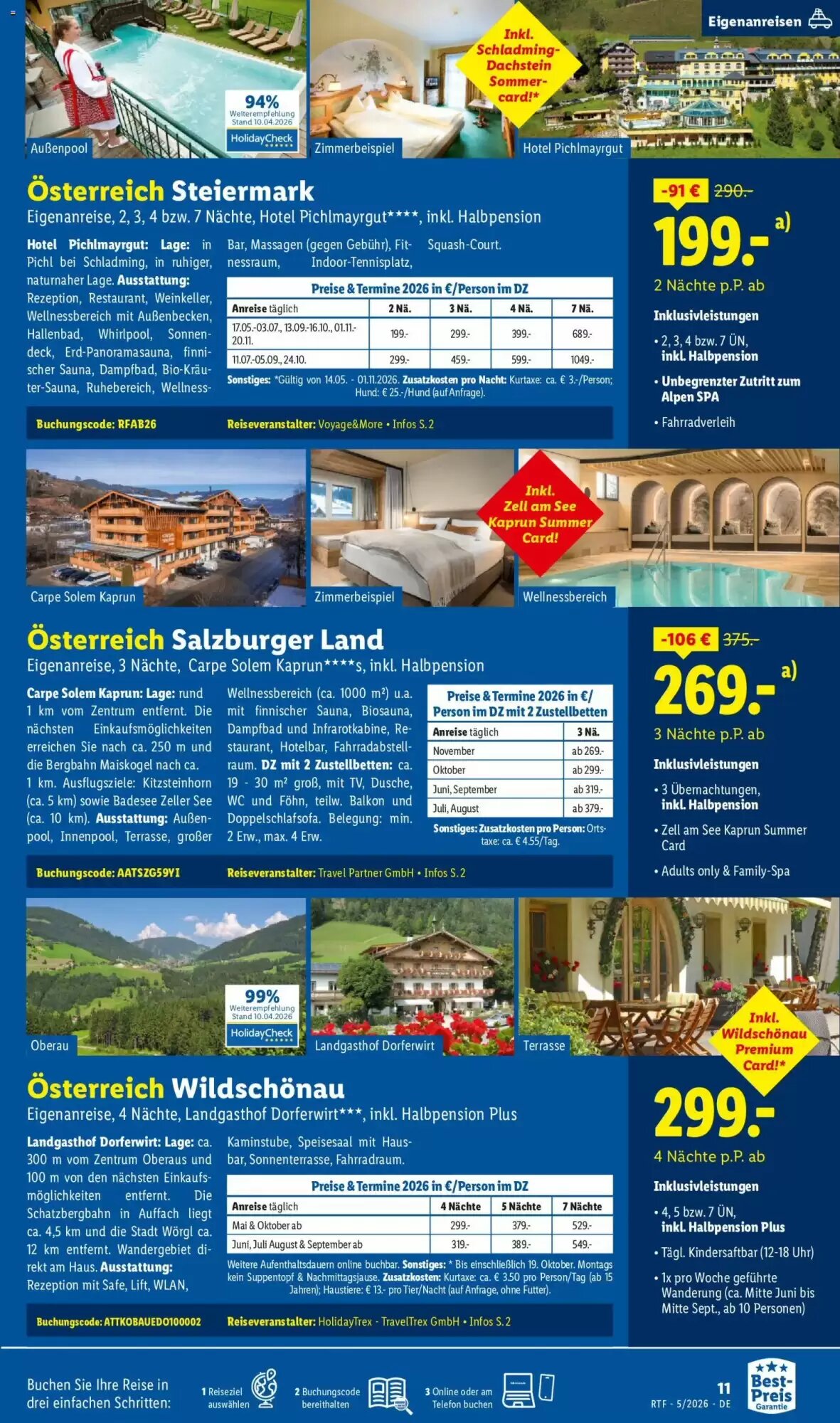 Lidl Reisen Prospekt (ab 12.05.2026) zum Blättern - Seite 11