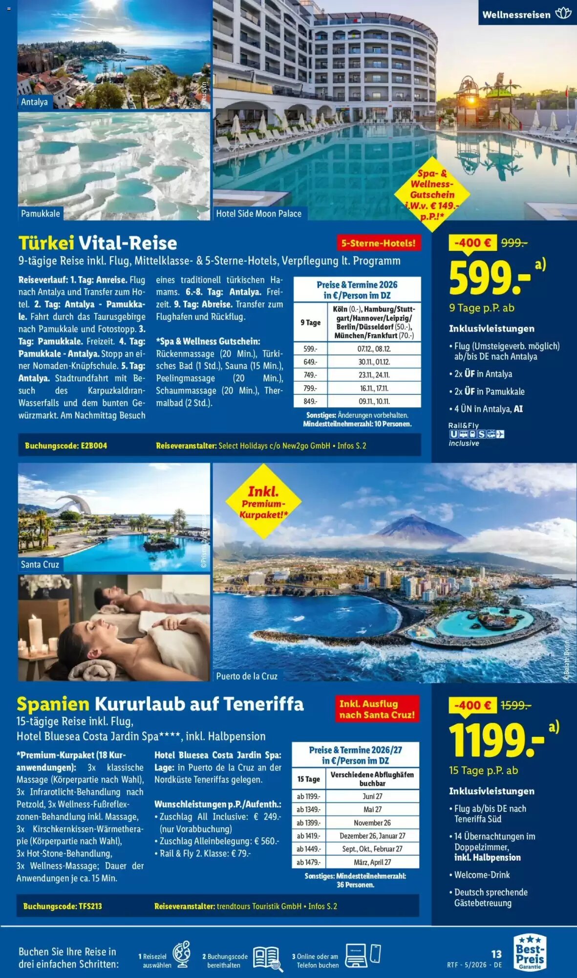 Lidl Reisen Prospekt (ab 12.05.2026) zum Blättern - Seite 13