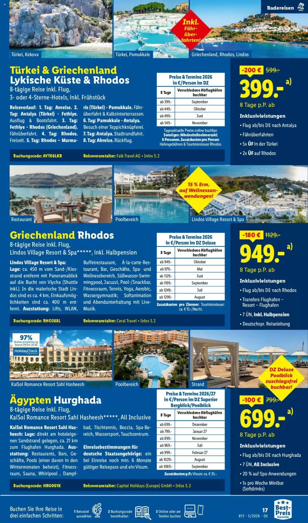 Lidl Reisen Prospekt (ab 12.05.2026) zum Blättern - Seite 17