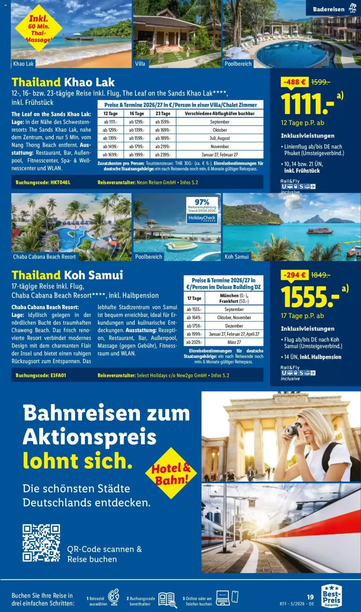 Lidl Reisen Prospekt (ab 12.05.2026) zum Blättern - Seite 19