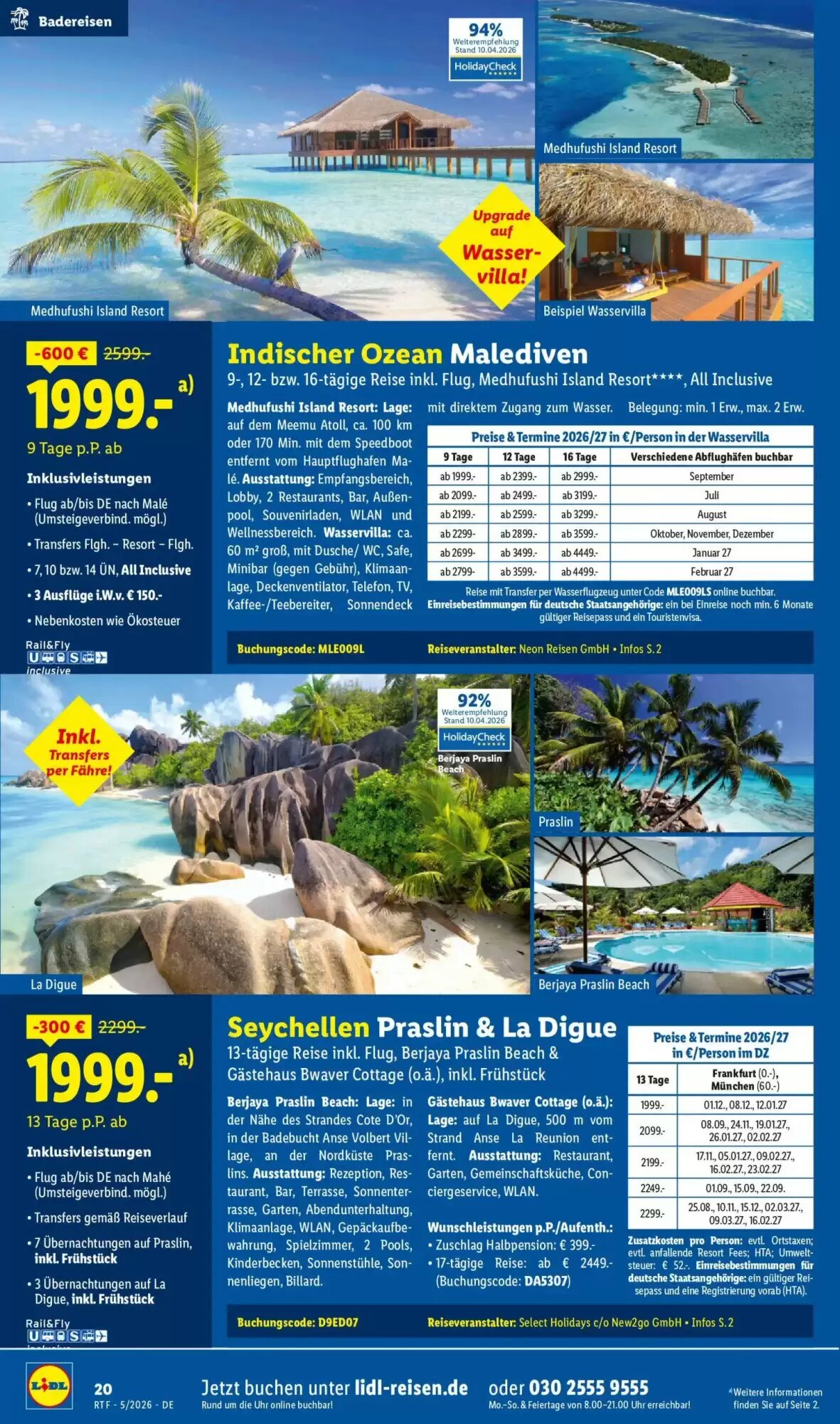 Lidl Reisen Prospekt (ab 12.05.2026) zum Blättern - Seite 20