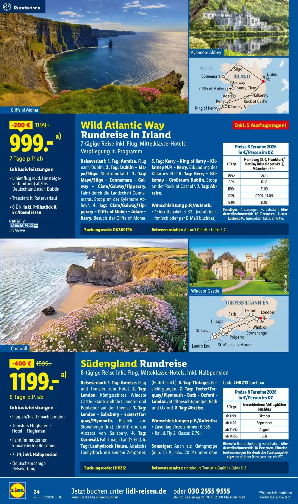 Lidl Reisen Prospekt (ab 12.05.2026) zum Blättern - Seite 24