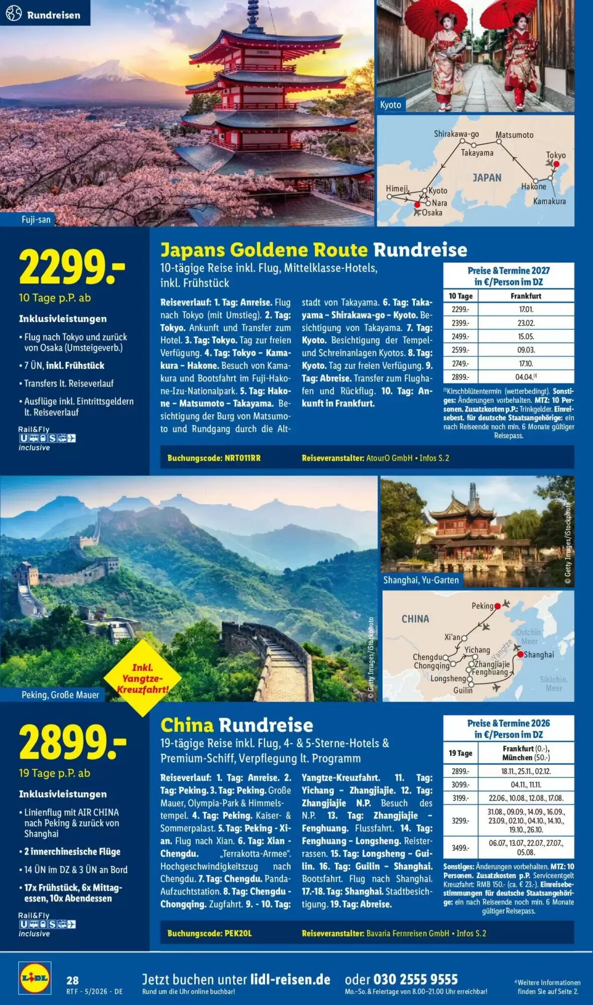 Lidl Reisen Prospekt (ab 12.05.2026) zum Blättern - Seite 28