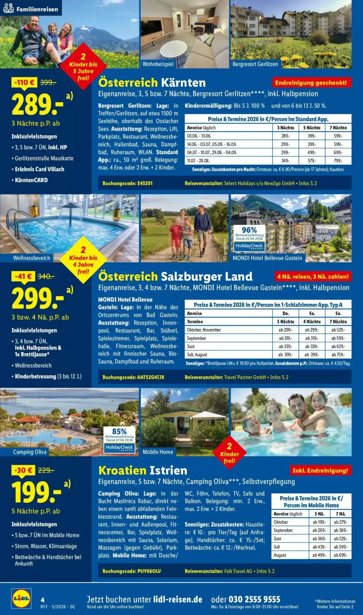 Lidl Reisen Prospekt (ab 12.05.2026) zum Blättern - Seite 4
