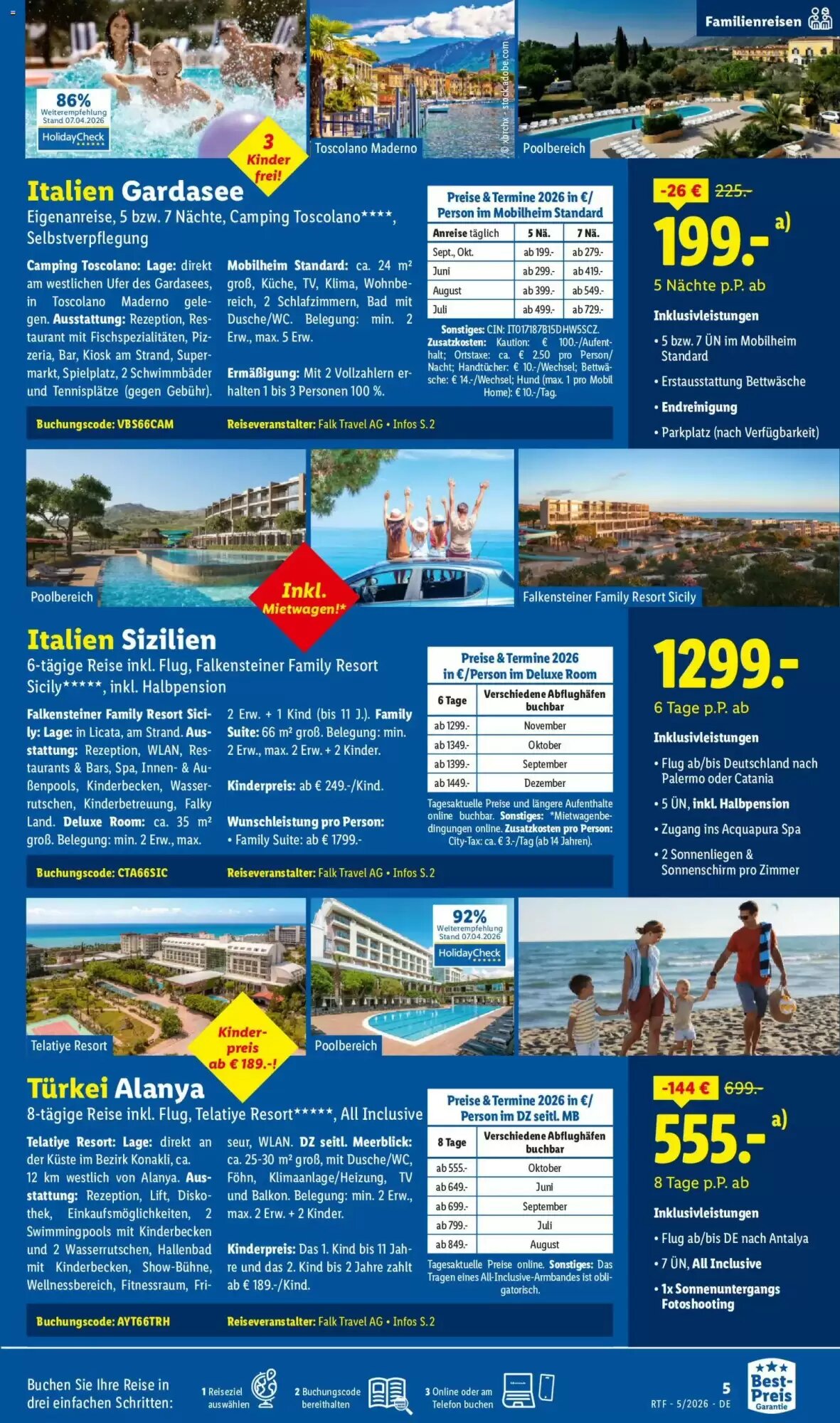 Lidl Reisen Prospekt (ab 12.05.2026) zum Blättern - Seite 5