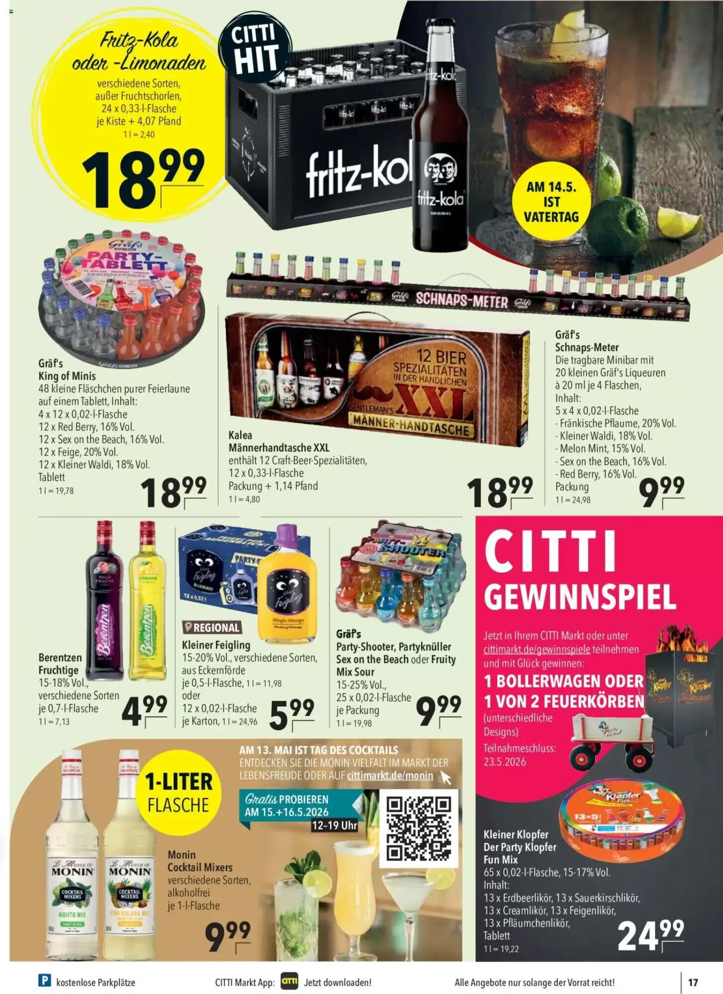 CITTI Markt Prospekt (ab 13.05.2026) zum Blättern - Seite 17