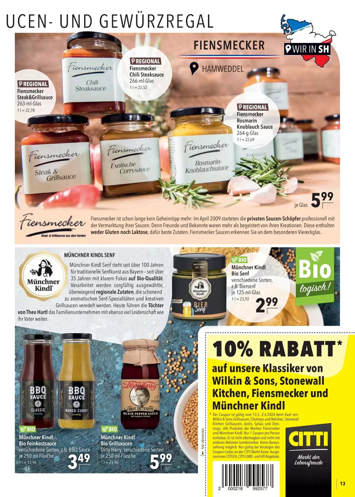 CITTI Markt Prospekt (ab 13.05.2026) zum Blättern - Seite 13